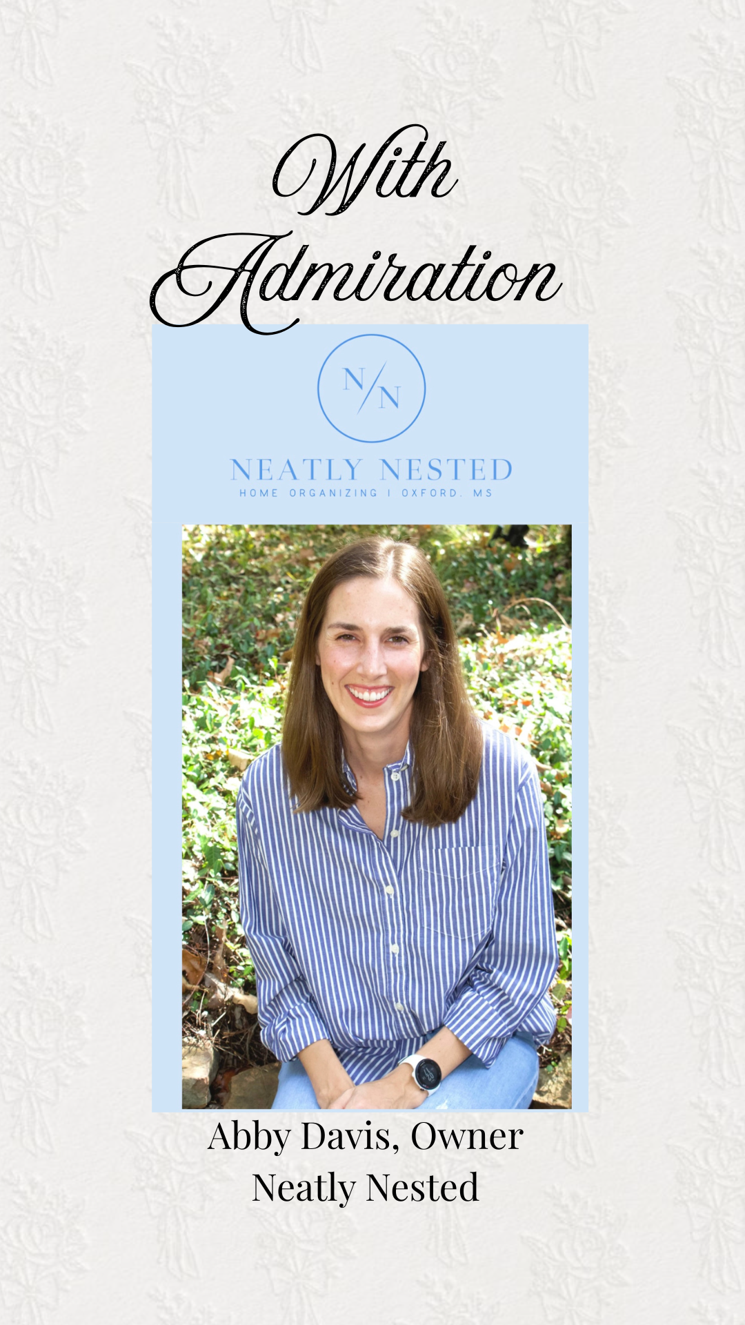 With Admiration: Abby Davis