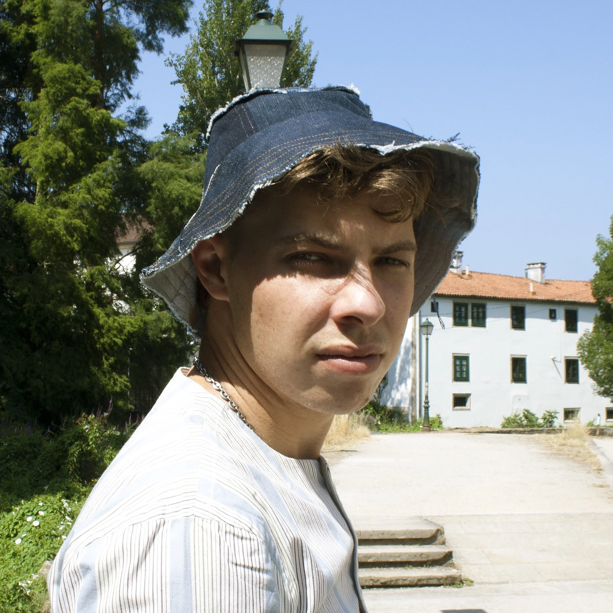 Gorro Denim Reversible