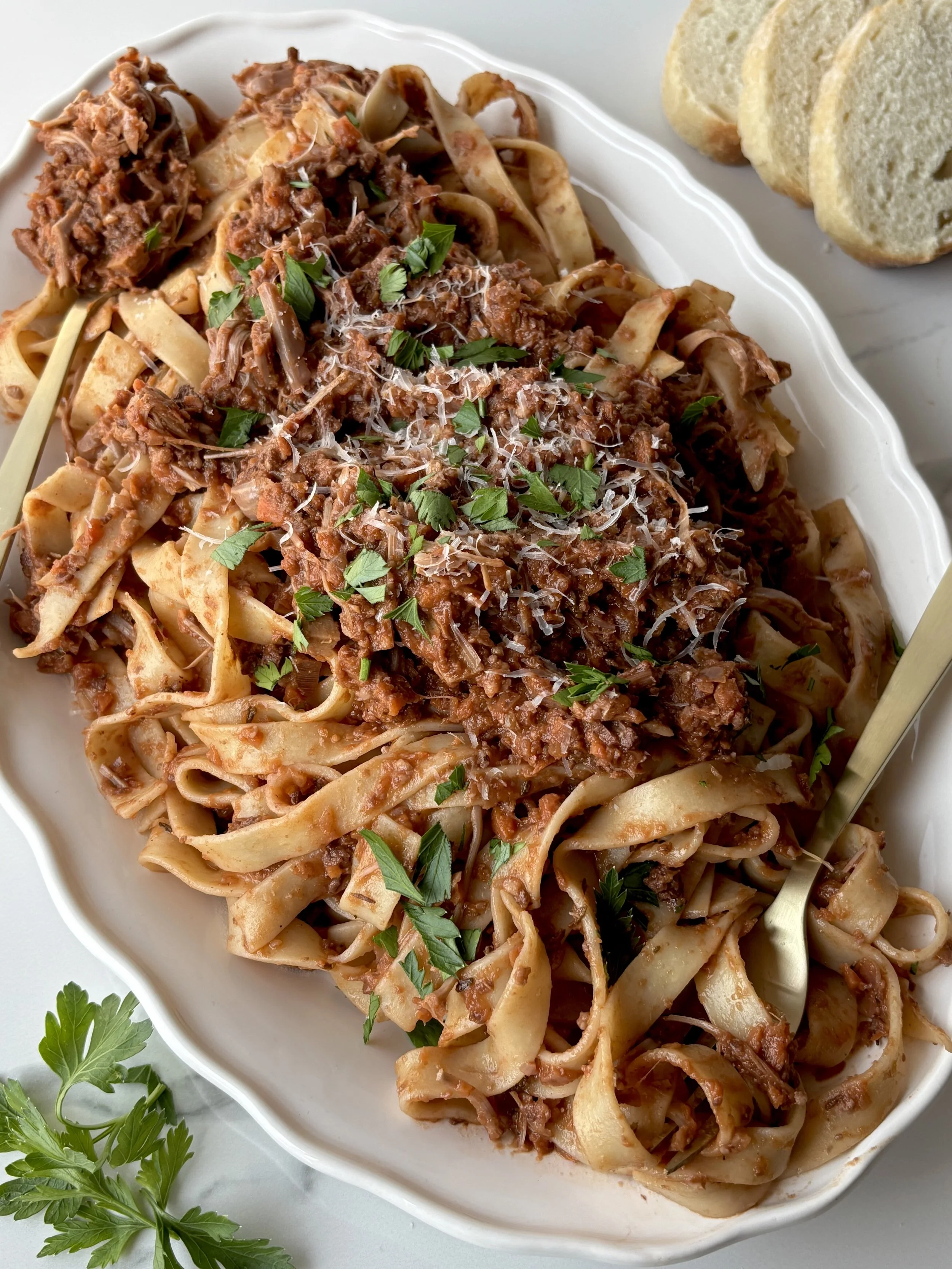 Pâtes Ragù à l’italienne végétalienne