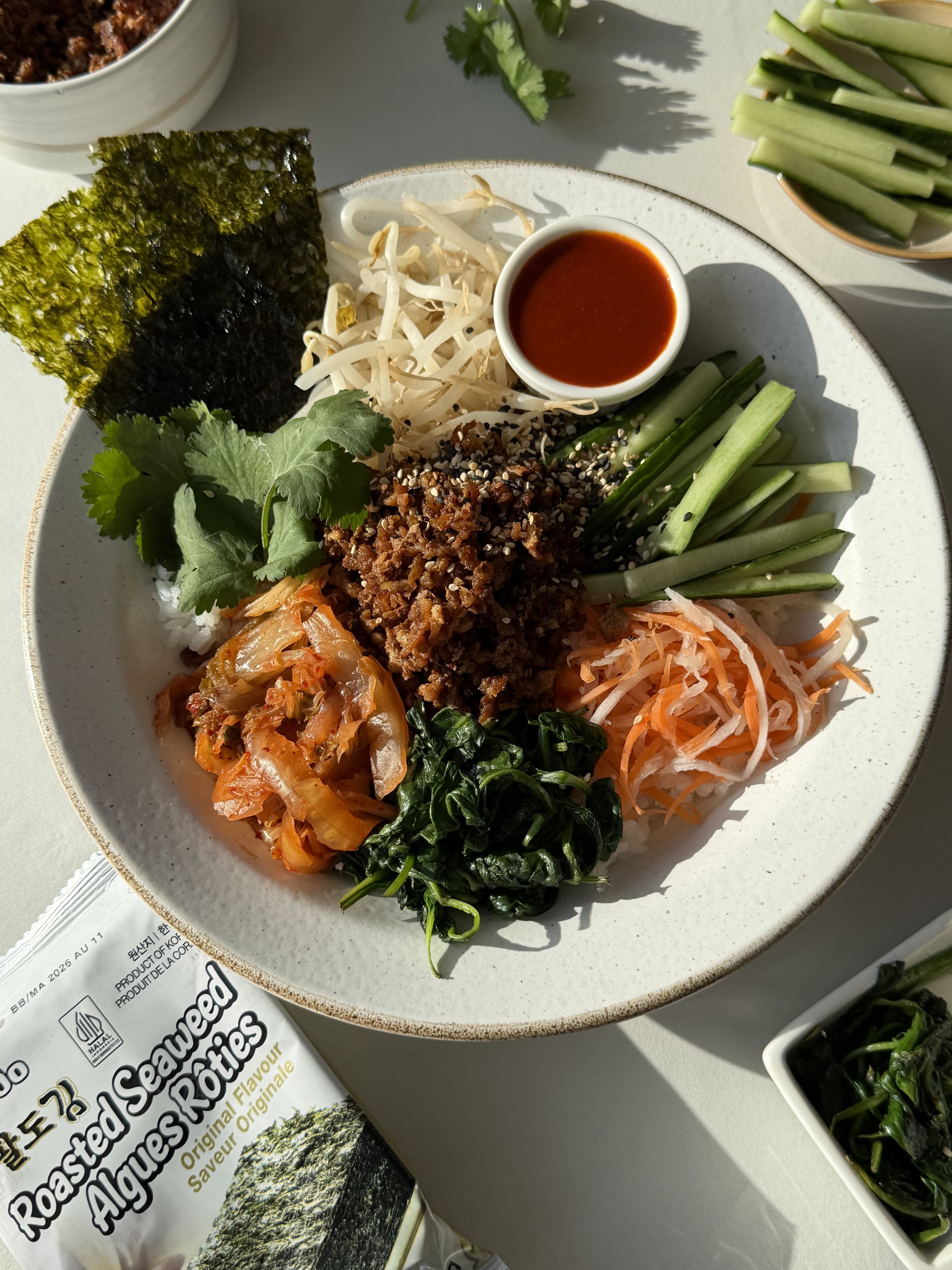 Bibimbap végétalien