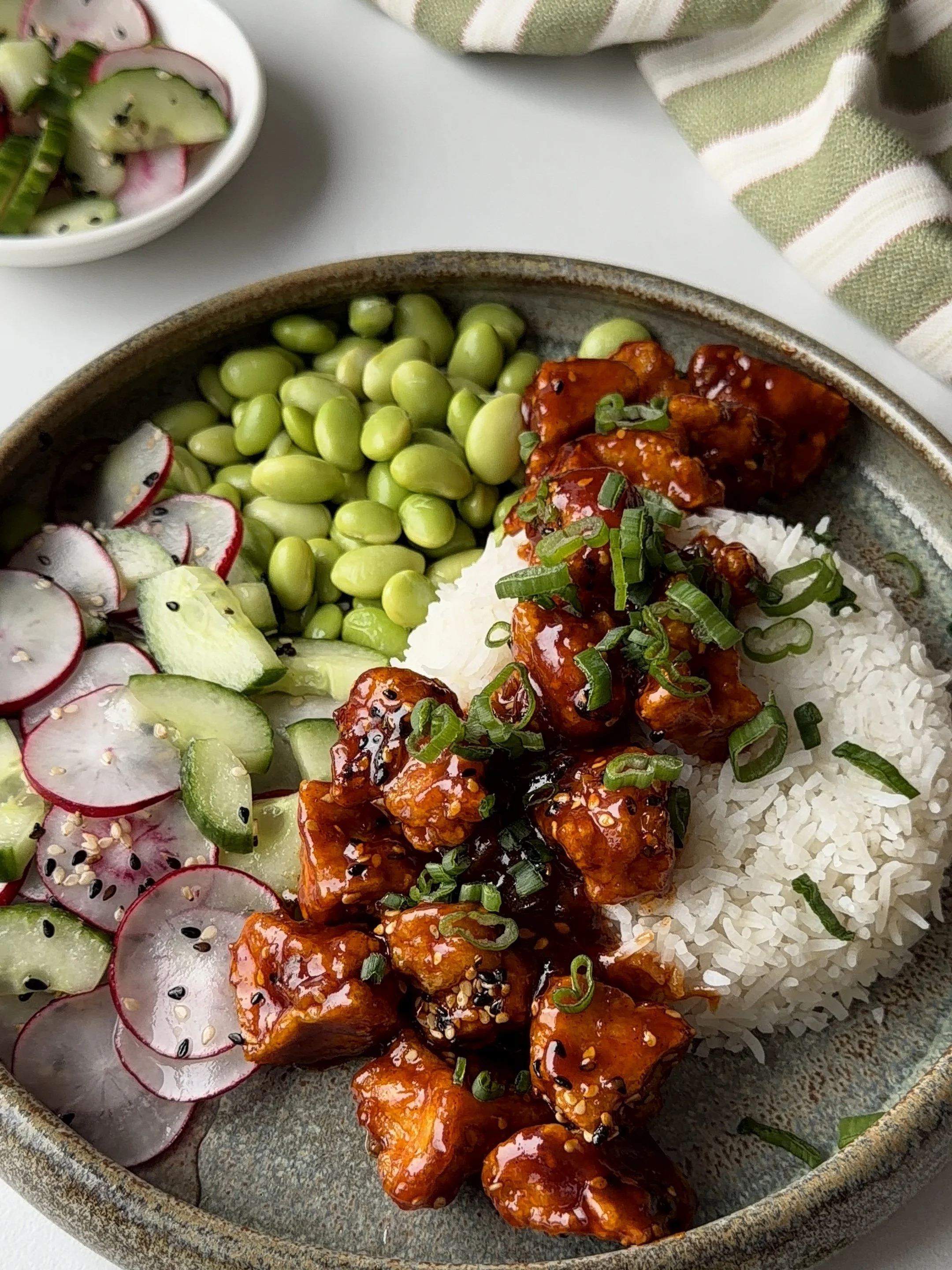 Tofu gochujang au air fryer