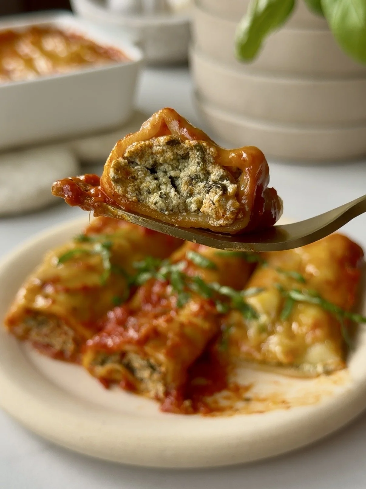 Cannelloni végétaliens à la ricotta de tofu
