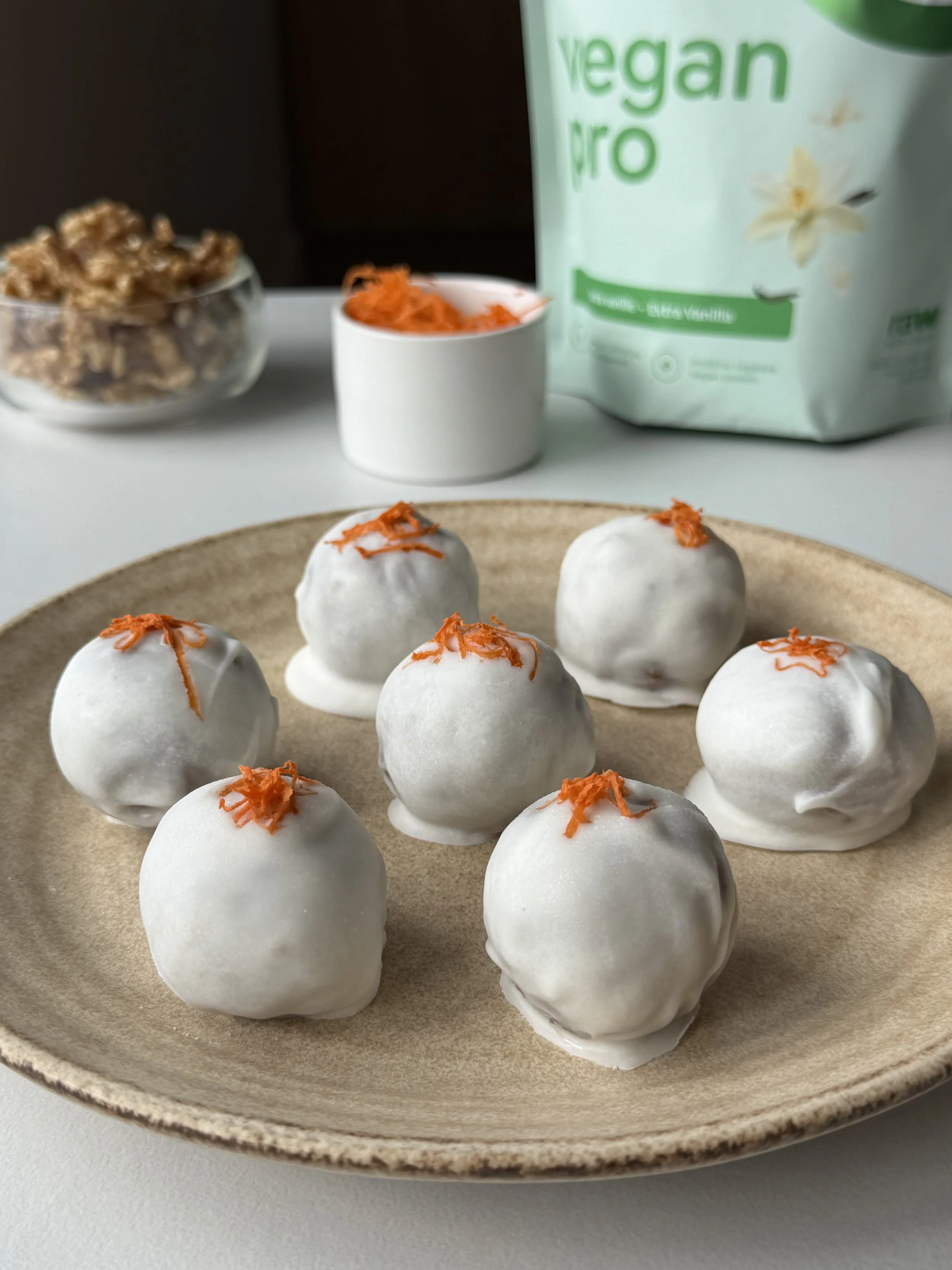 Boules d’énergie style gâteau aux carottes