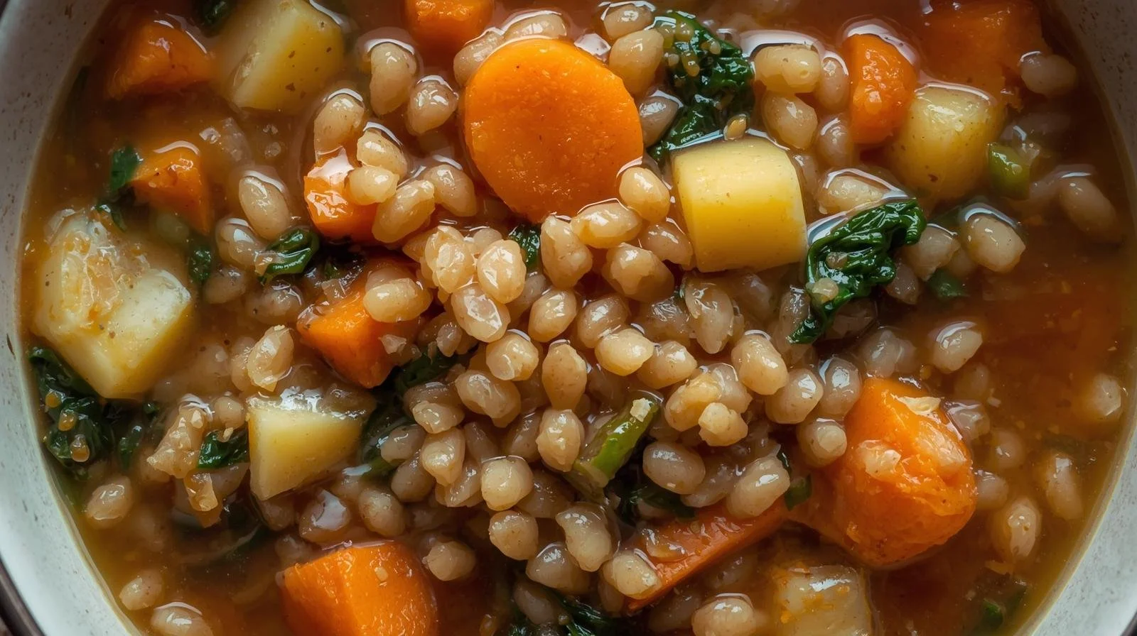 Barley and Vegetable Stew (vegan)