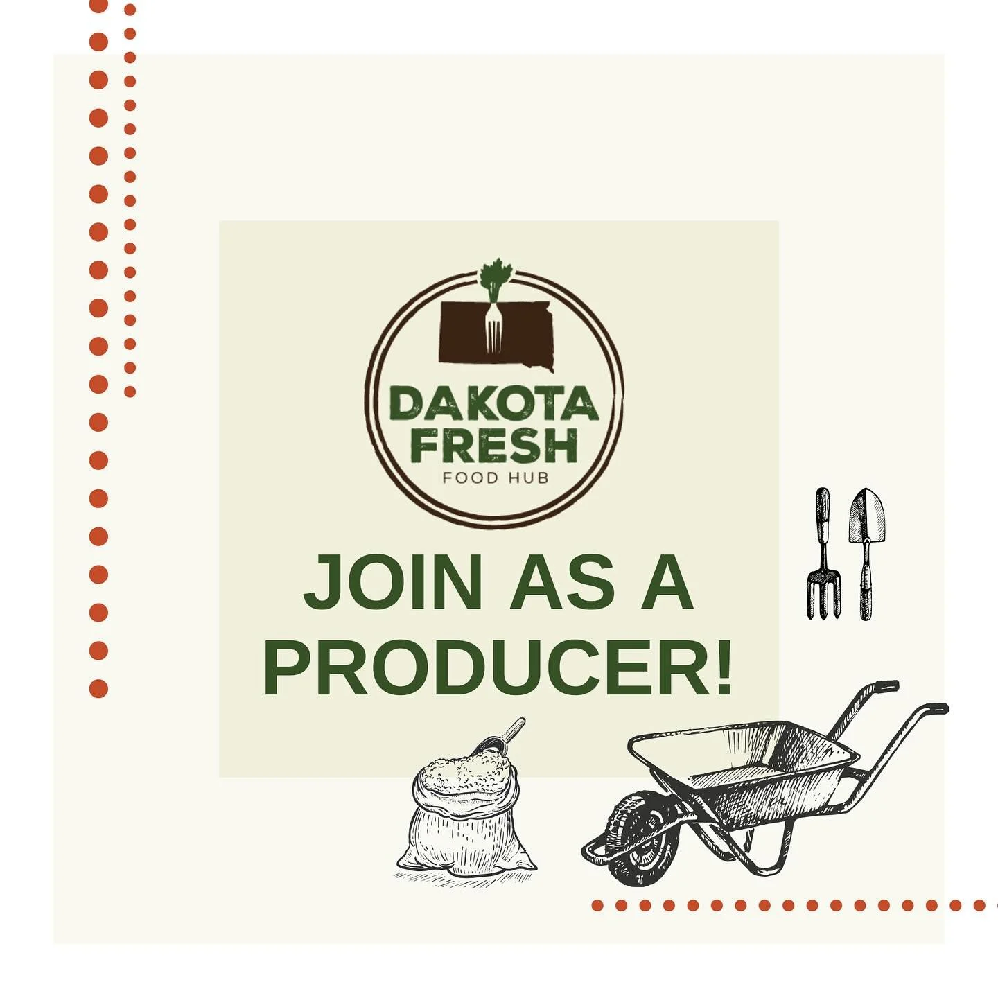Do you have locally grown goods, #meat, or other products? Do you need an avenue to sell excess #produce? We have an opportunity for you!! Join the food hub and earn an income off of your #local foods while we manage the sales and delivery! Reach out