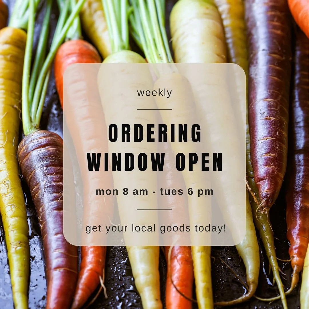Eat the rainbow!🌈 We have all the colors with our veggies and fall fruits, including carrots this week! Also selling grass fed, sustainable meats. Fill your cart up today. www.dakotafreshllc.com