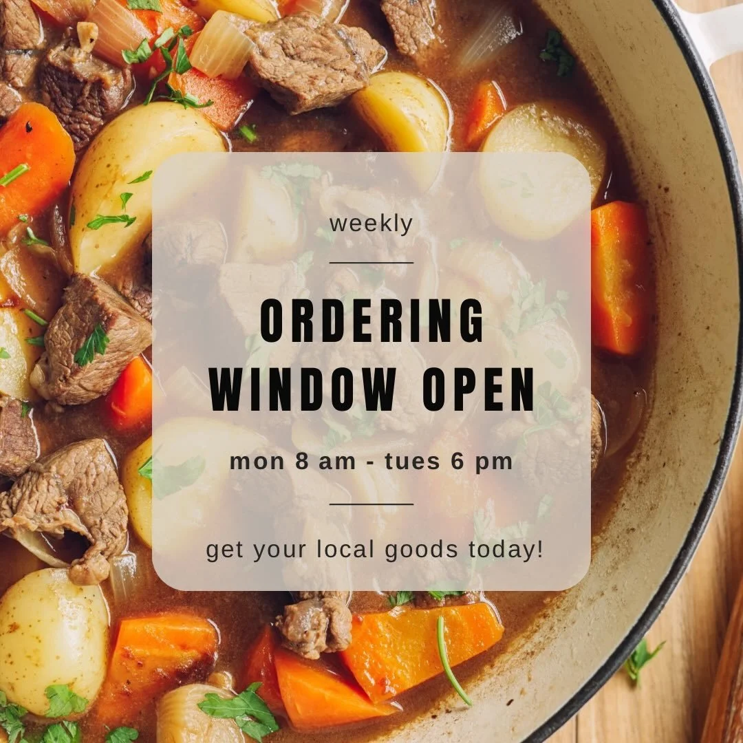 Cold outside? Nothing a pot of hot stew can&rsquo;t fix! Stock up on the essentials in the marketplace today and tomorrow! 🥔🧅🧄🥕🥩 Pick up on Thursdays @alteredspeciesales in #siouxfalls and Classic Corner in #brookings! #eatlocal