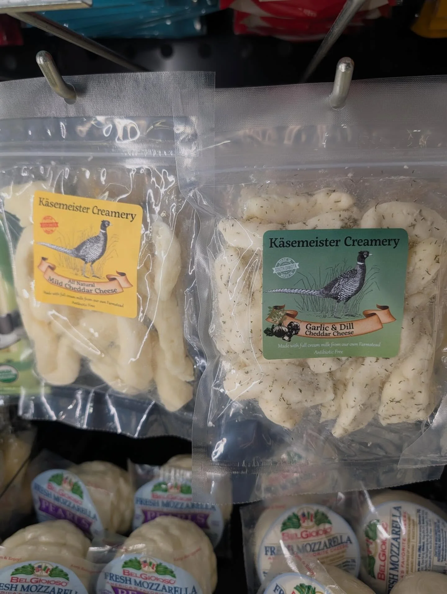 Found Kasemeister in the wild this week. Mild cheddar and garlic &amp; dill, sitting on a shelf somewhere in South Dakota.

Good cheese gets around.

But instead of driving store to store, you could order Kasemeister (plus nine other producers) throu