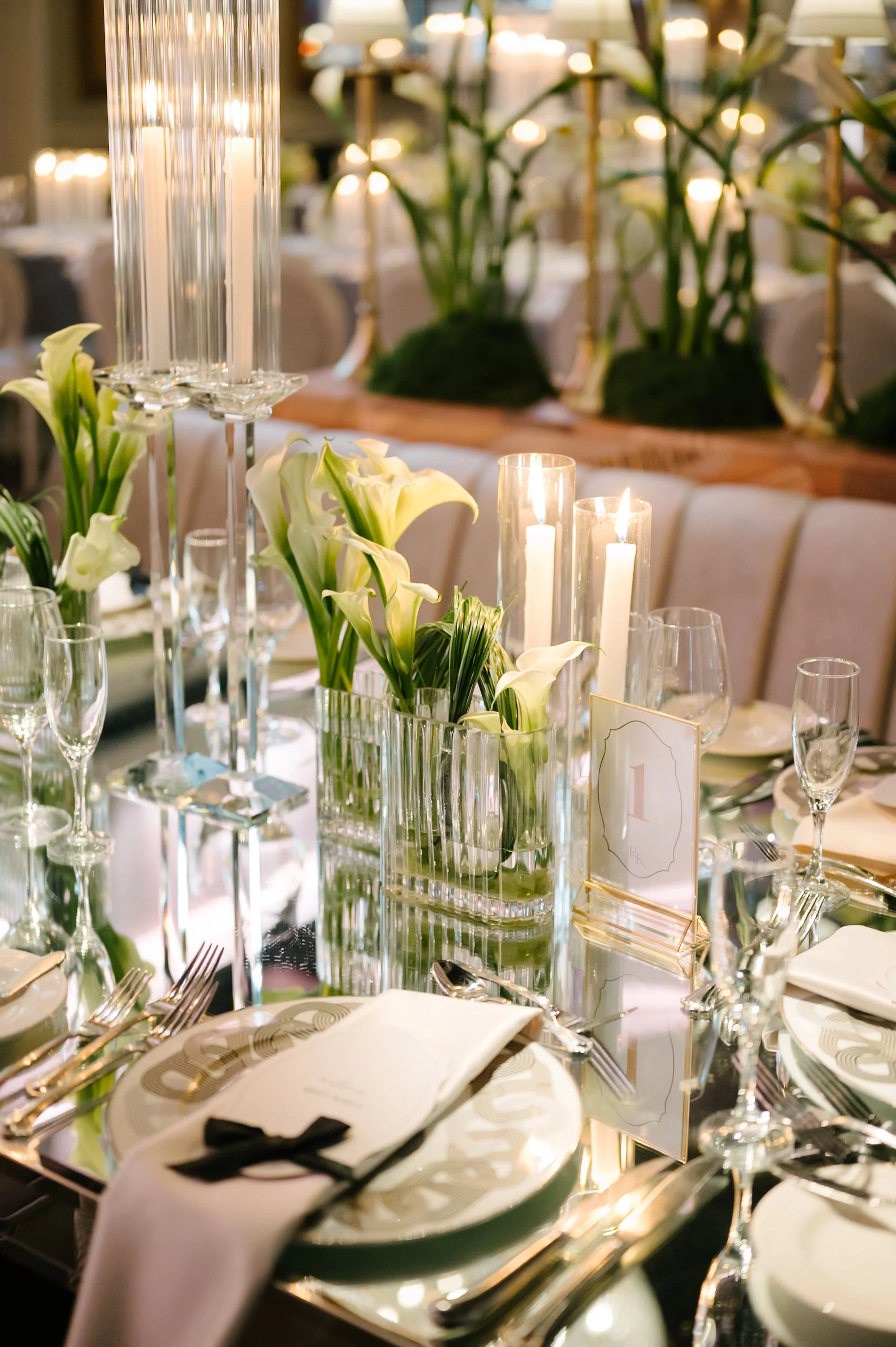 Luxury Calla Lily Wedding Tablescape Liberty Grand Toronto