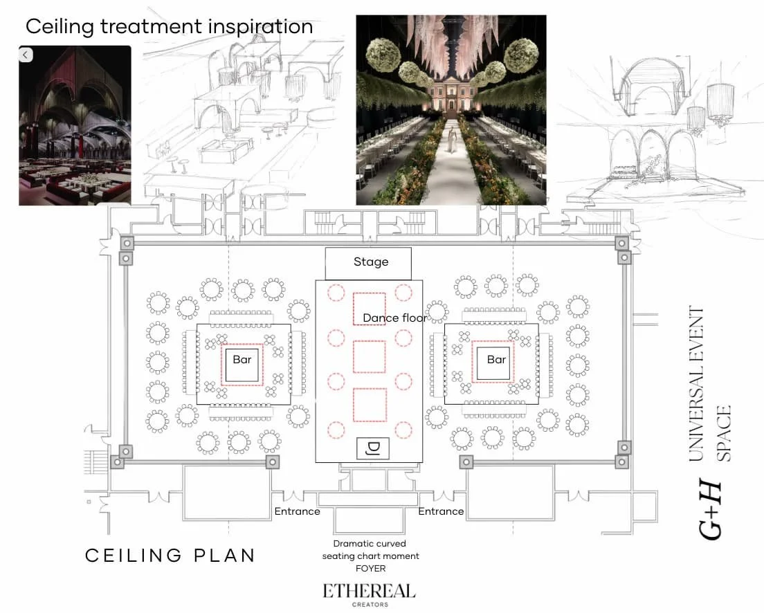 Ceiling Plan - universal event space