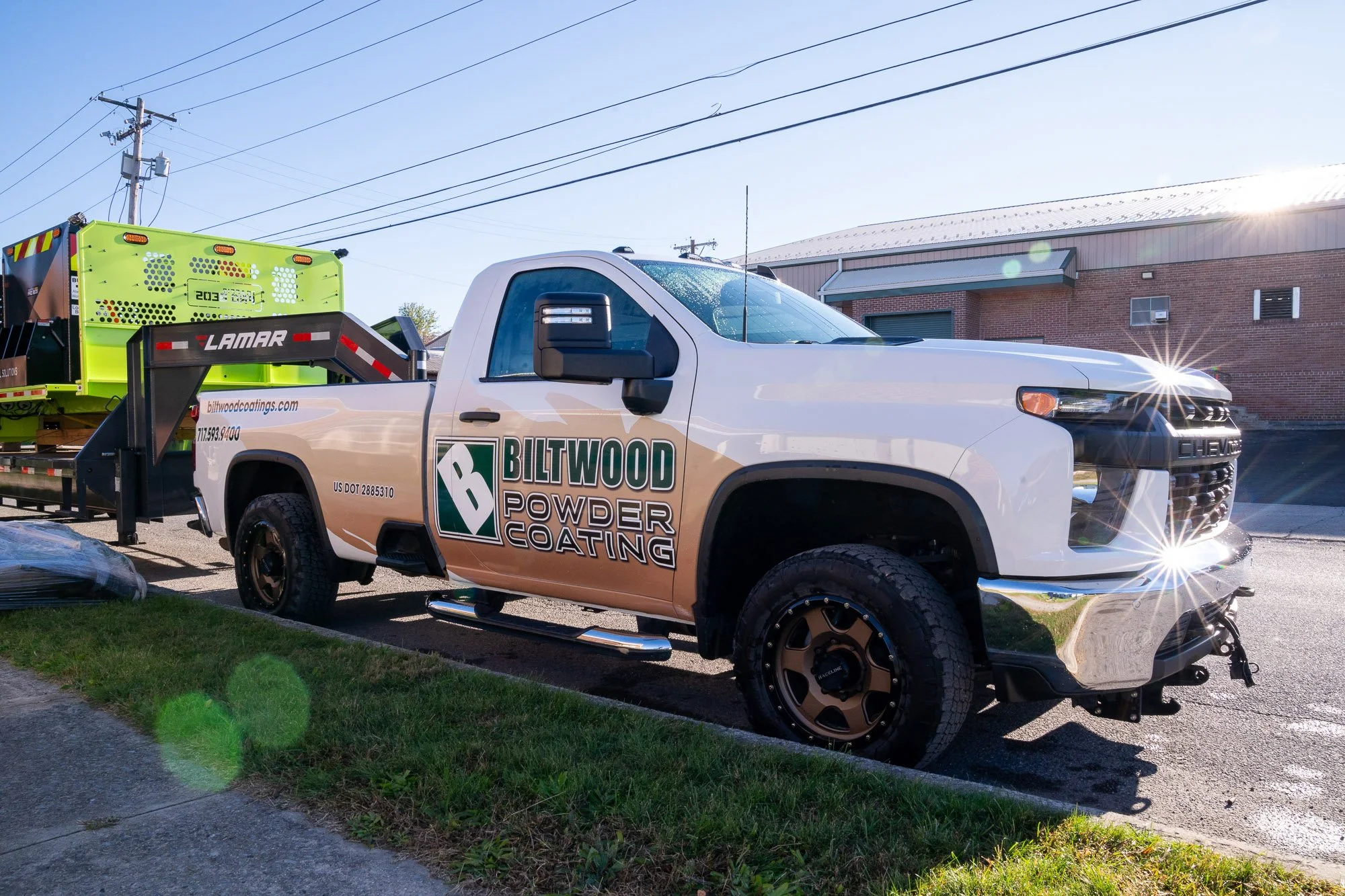 biltwood-powder-coating-truck-trailer-finished-parts-delivery-waynesboro-pa-commercial-branding-photography.JPG