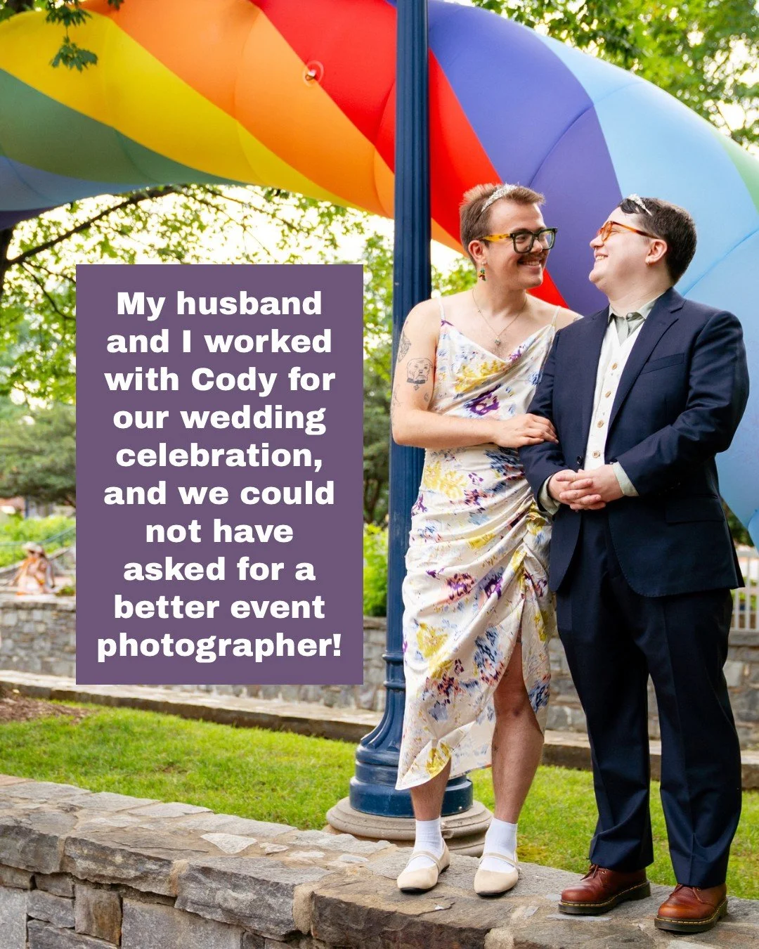 &ldquo;Throughout the process, Cody was friendly, thoughtful, and asked great questions about our goals, values, and priorities for the event to make sure he was aligned with our vision. I was often overwhelmed by the event planning process, and Cody