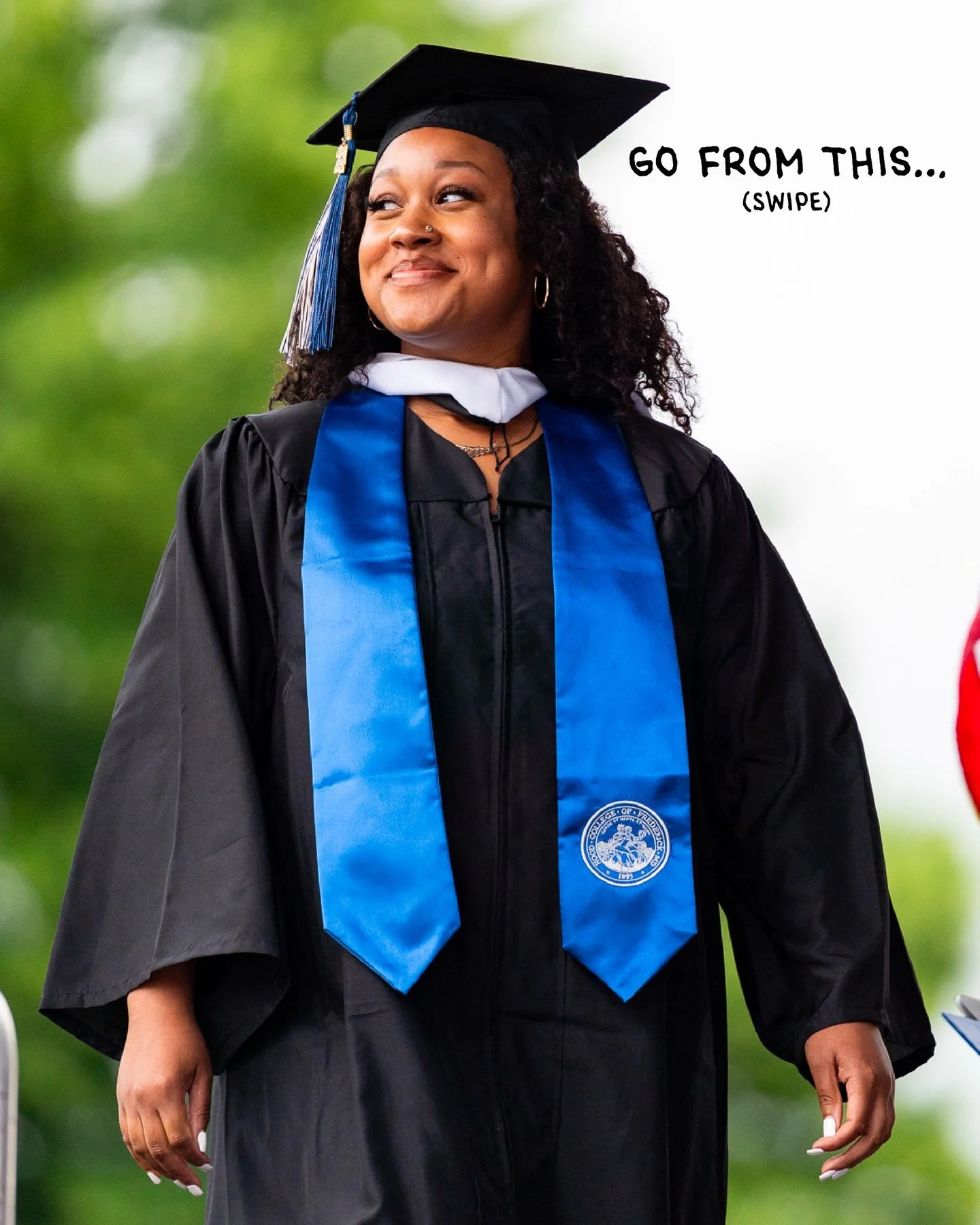 Most event photos get delivered. This one got used.

This started as a single moment at @hood_college&rsquo;s 2024 commencement.

Now it&rsquo;s part of their marketing across digital and print, including the FiND iT Frederick Winter 2026 issue.
That