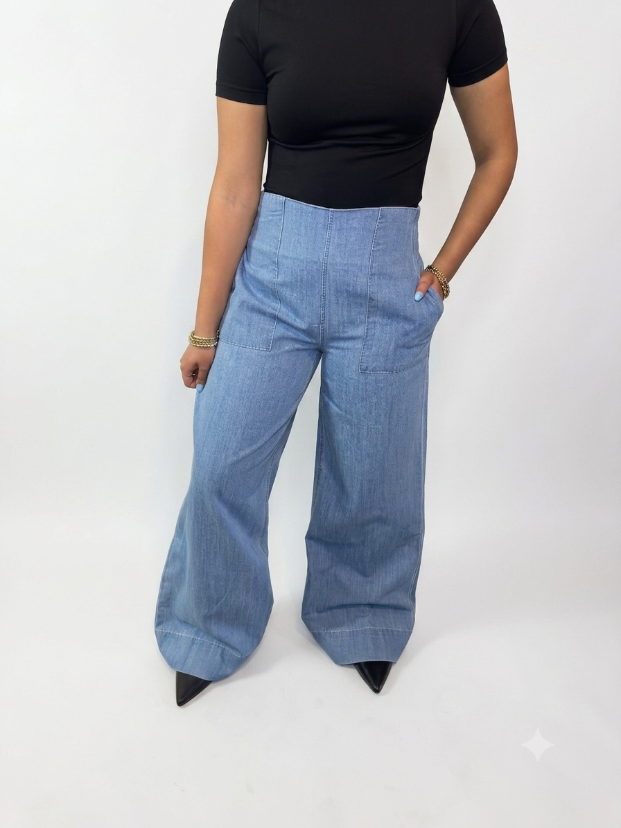 Hyfve Light Blue Trouser