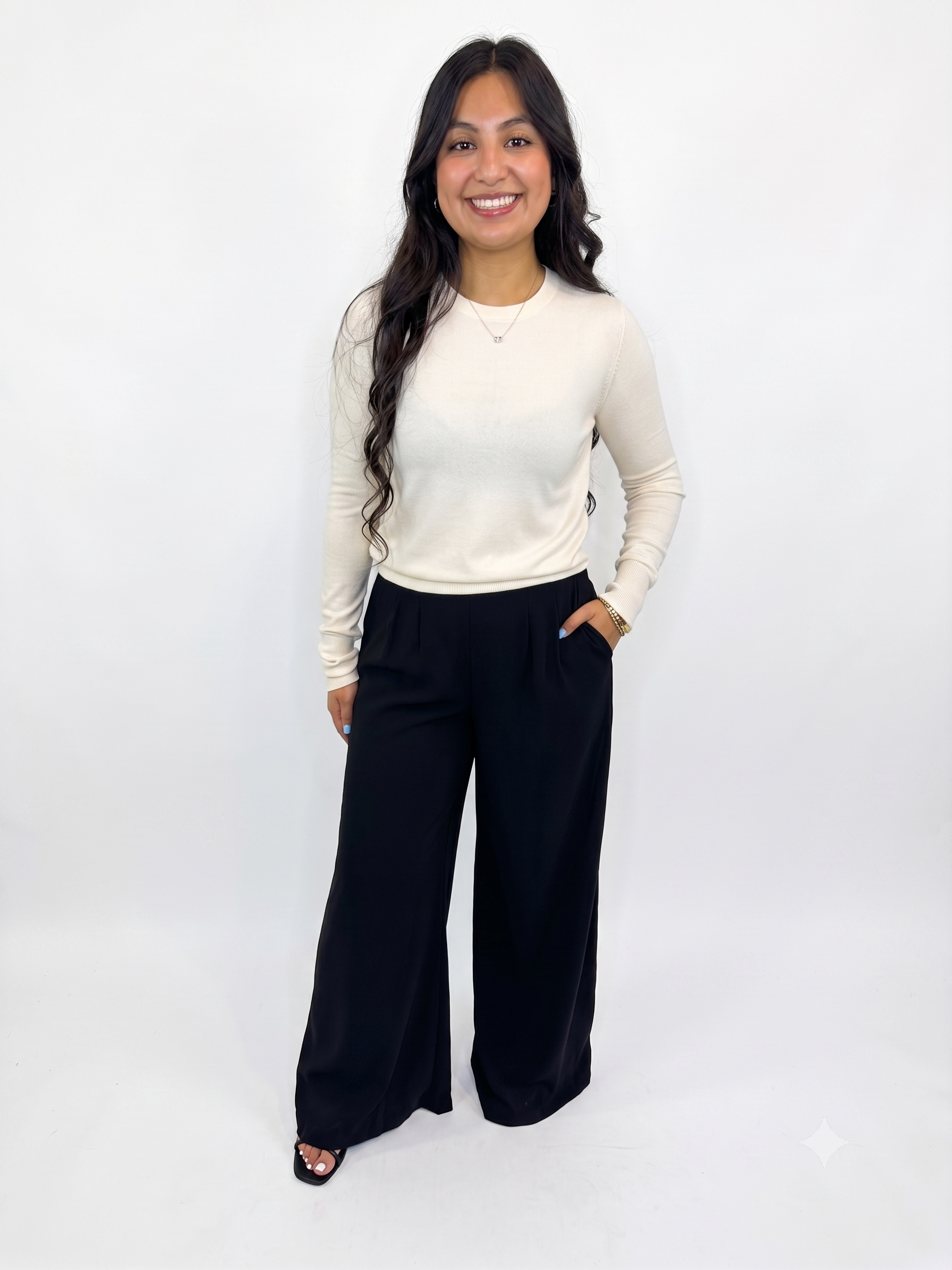 HYFVE Black Dress Trouser
