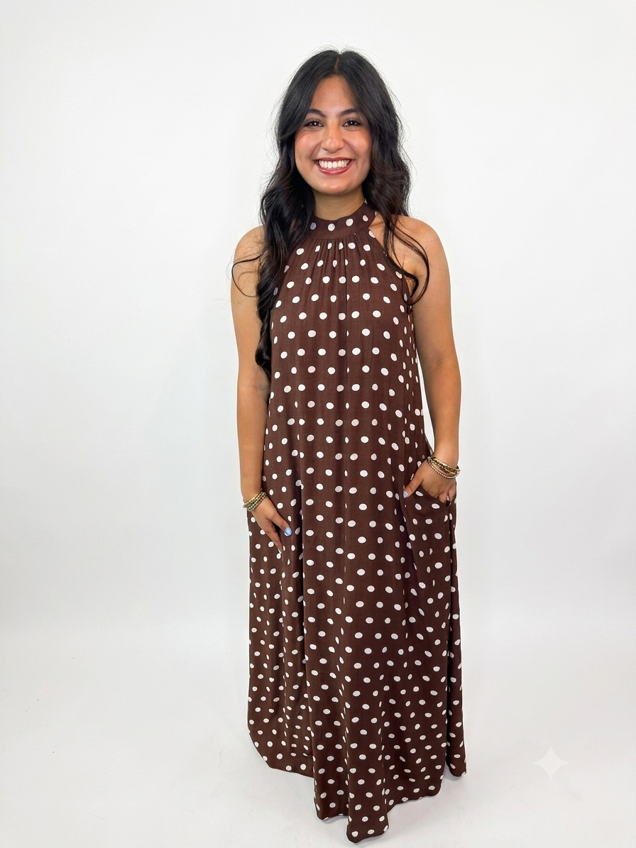 She+Sky Polka Dot Dress