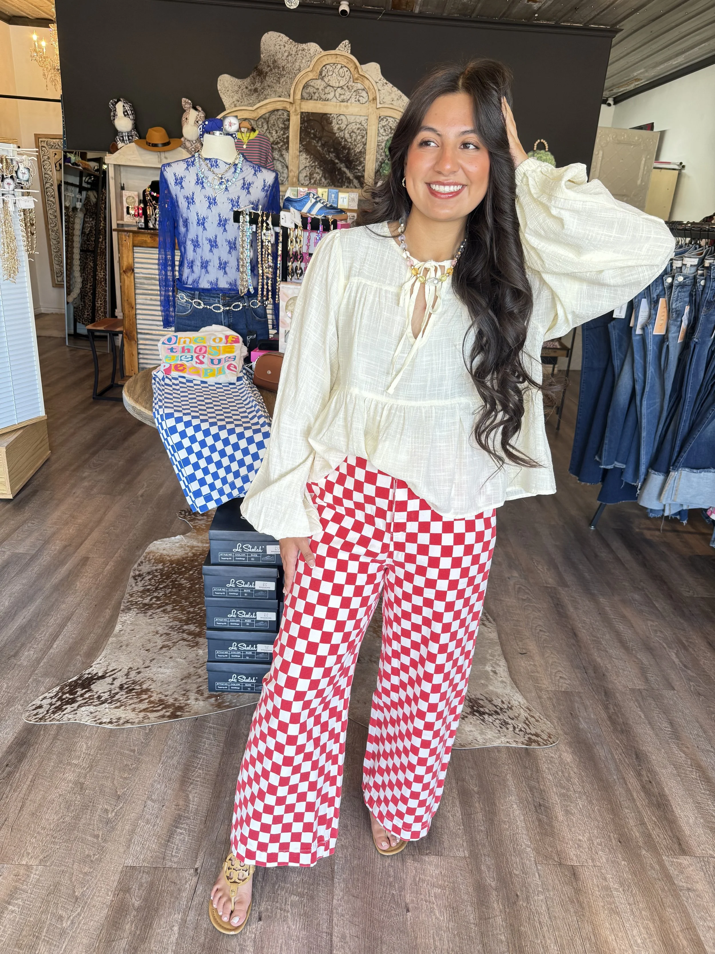 Checkered Pants
