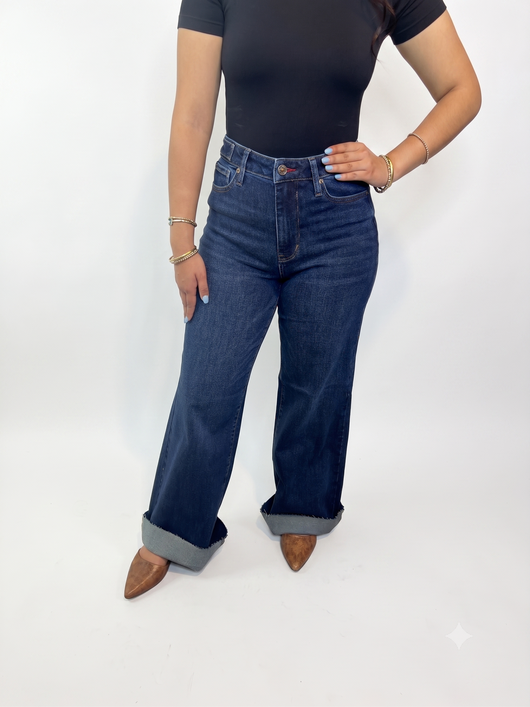 Judy Blue HW Retro Wide Adjustable WB Tabs