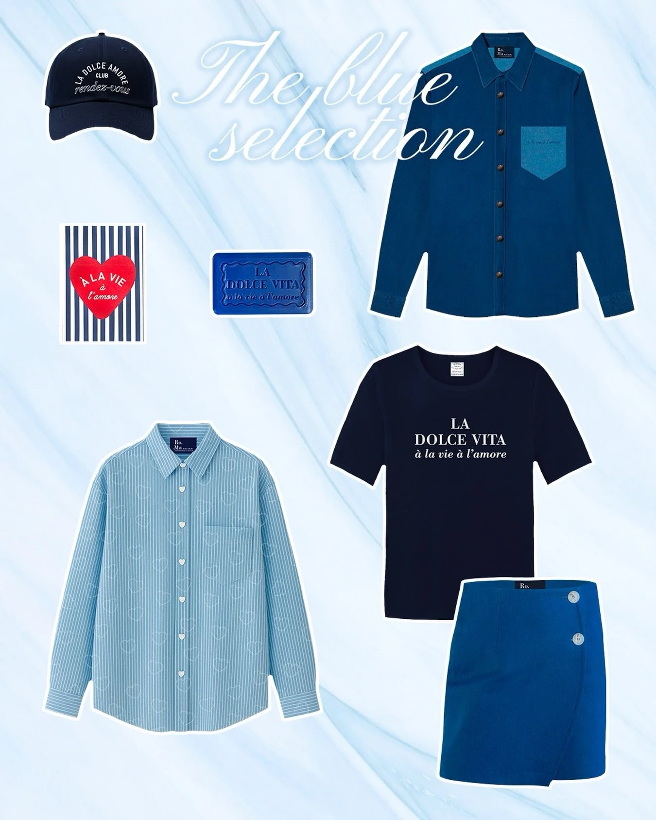 The blue selection en promotion 🩵
