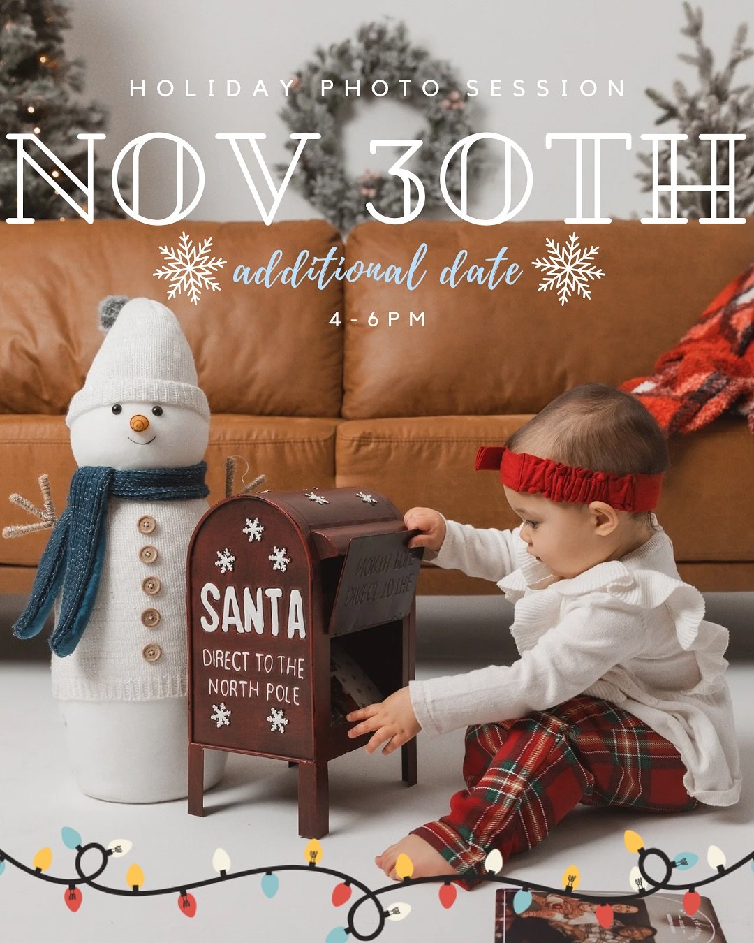 Another date has been added so you can get those holiday photos with your family/loved ones🩵☃️The holiday season is just around the corner so don&rsquo;t miss out on this chance to get pictures for your holiday cards!!

❄️ Nov 30th | 4-6pm ❄️ wholeh