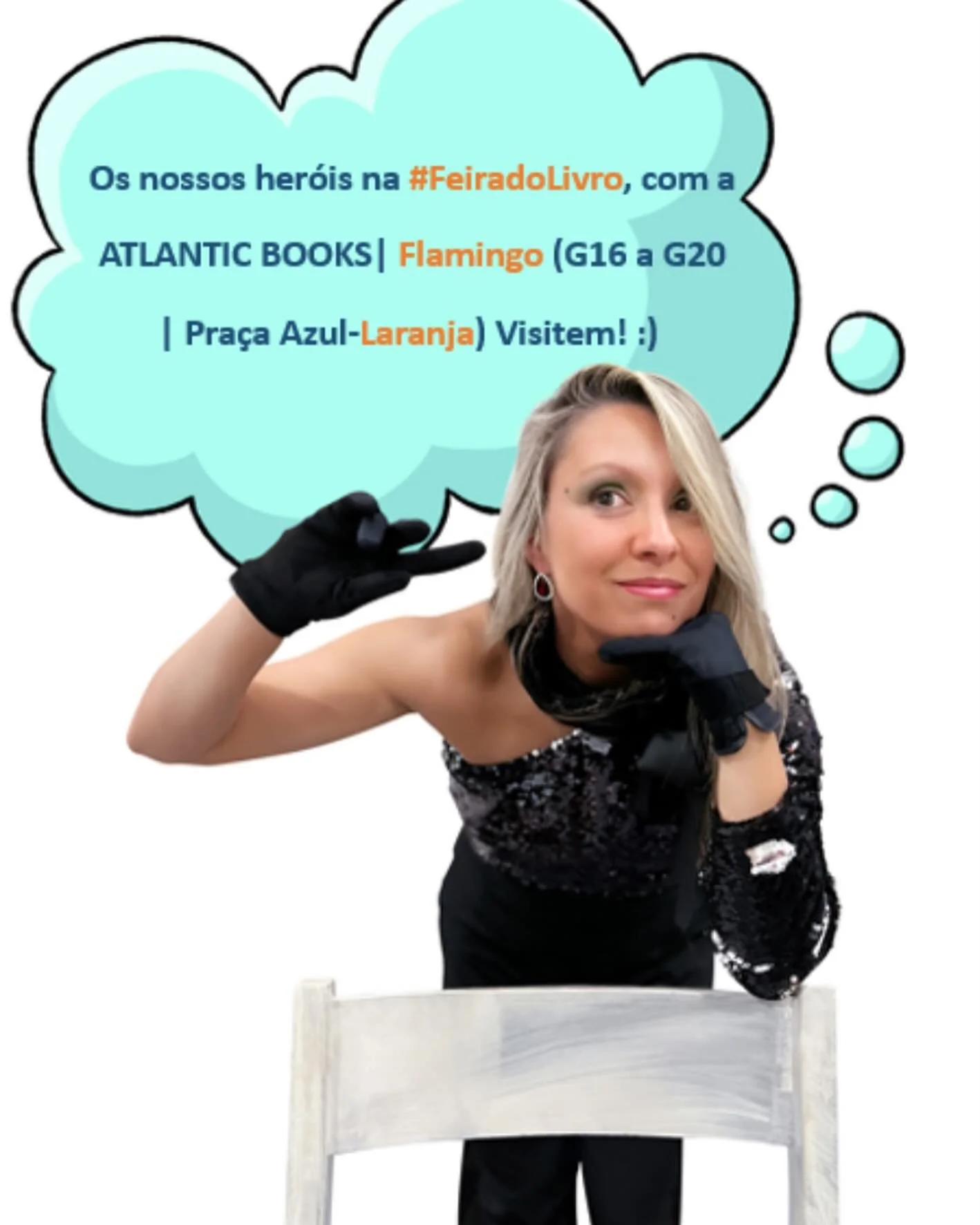 🐒🦶💭 💥😍 
 
Na Feira do Livro com a Editora Flamingo, Pra&ccedil;a Azul-Laranja (G16-G20) 💨 

At Lisbon Book Fair with Flamingo Publisher, Blue-Orange Square (G16-G20) 🐒

@atlanticbooksportugal @flamingo.edicoes @ipedasletras 

#feiradolivrodeli