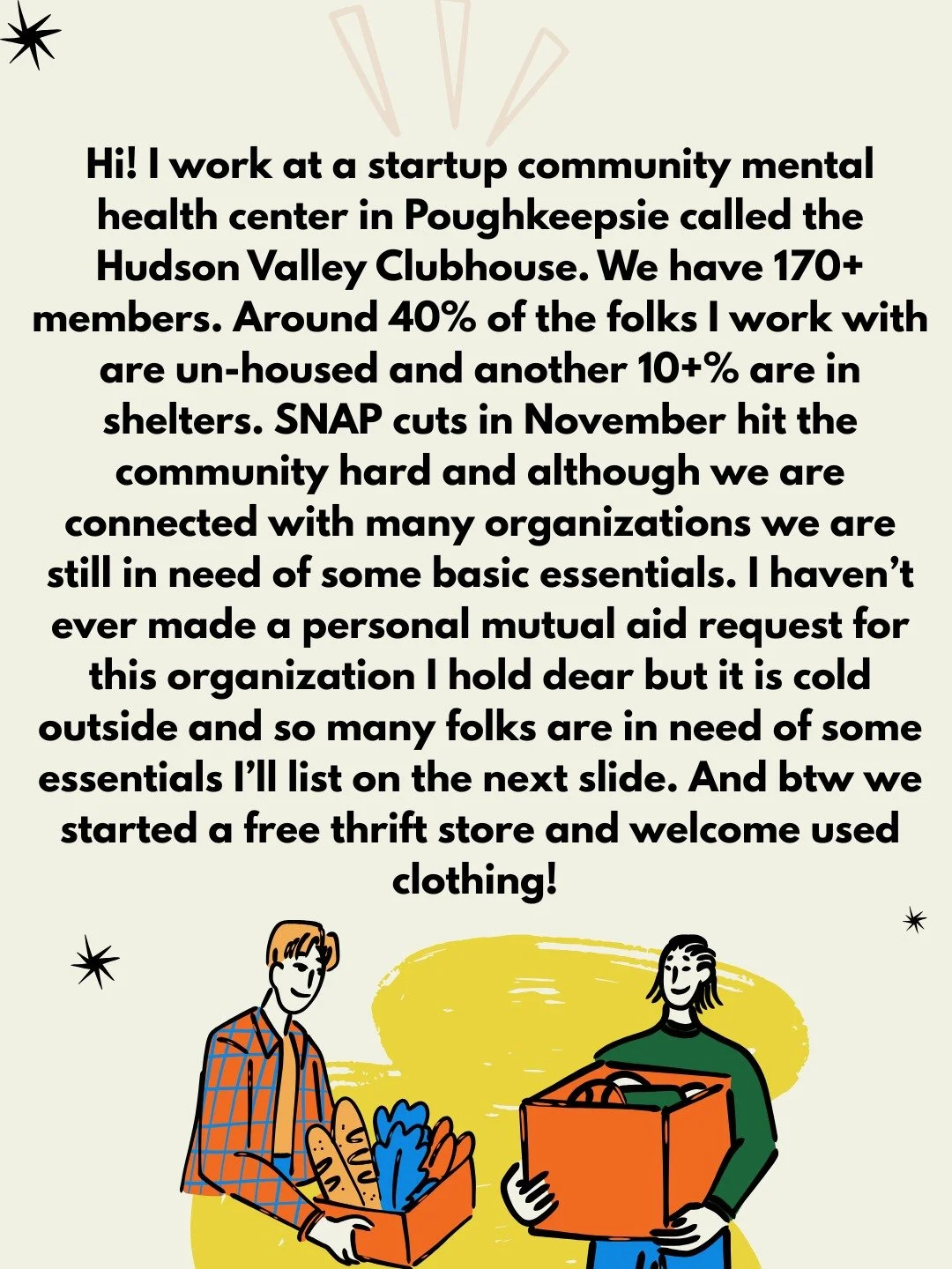 Visit us at https://www.hvclubhouse.org/about

Check out our linktree for more!