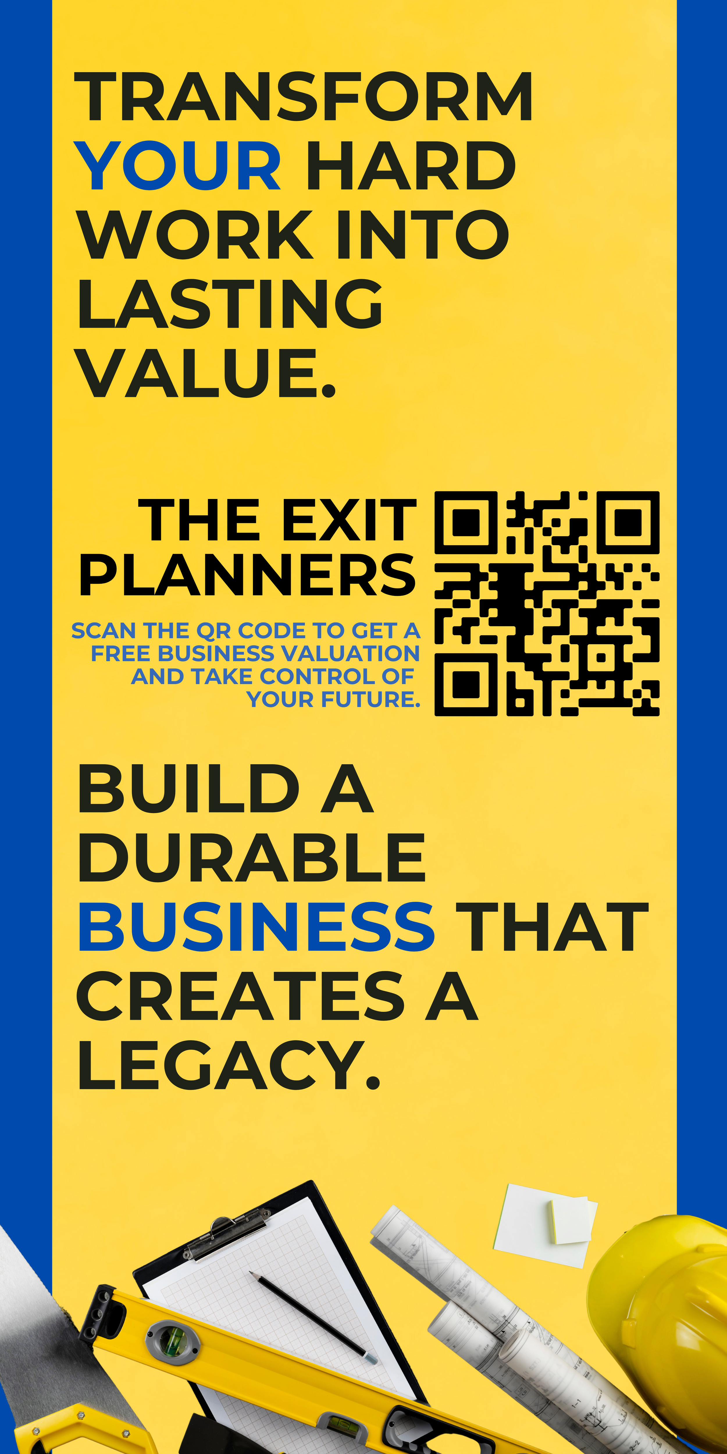 Popup banner for a Roofing Trade Show