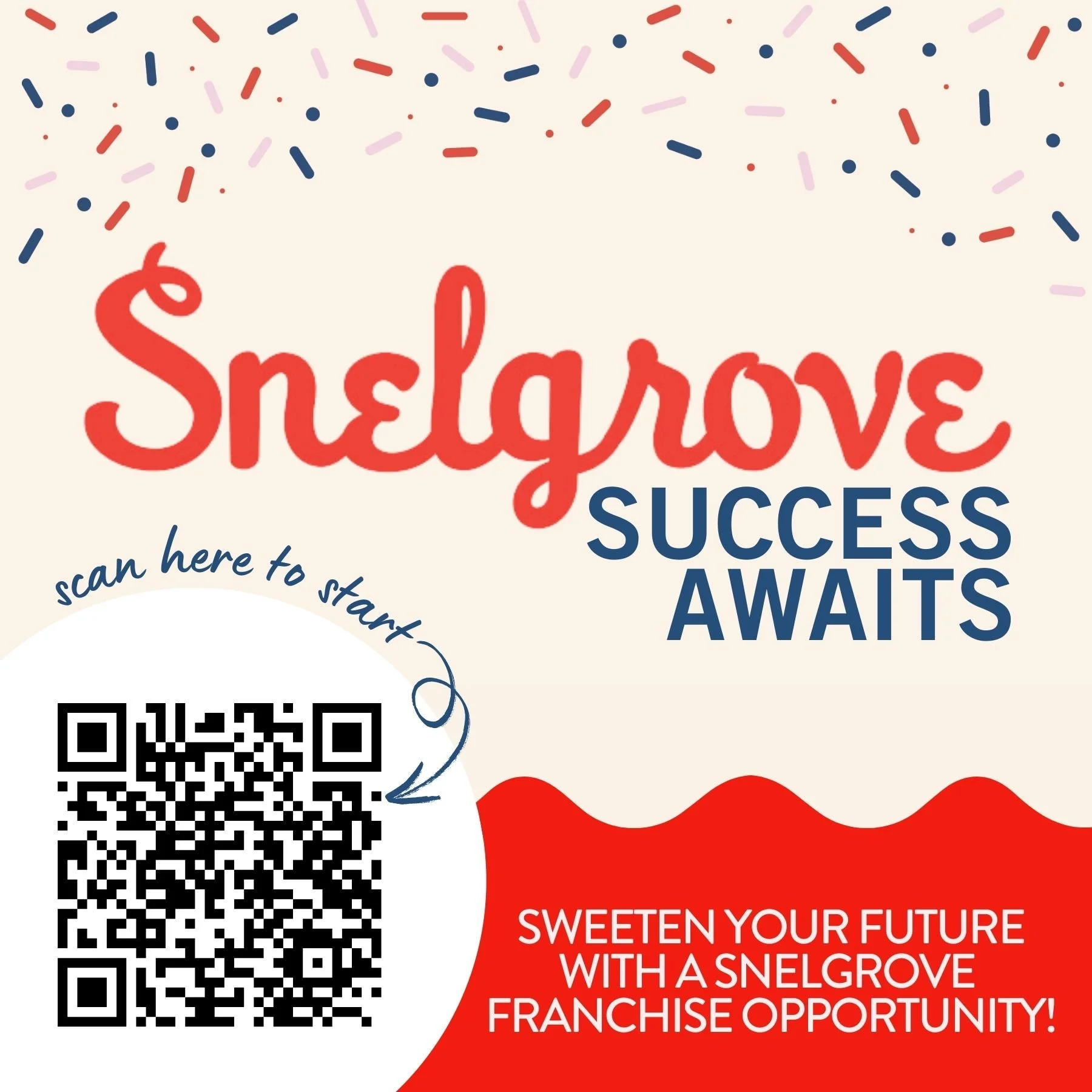 Franchise social media post