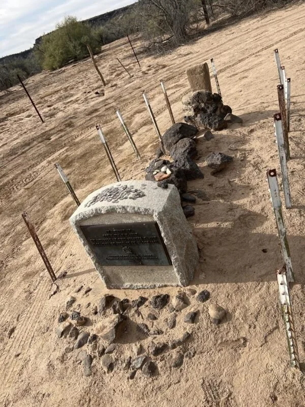 Oatman Family grave site in Arizona