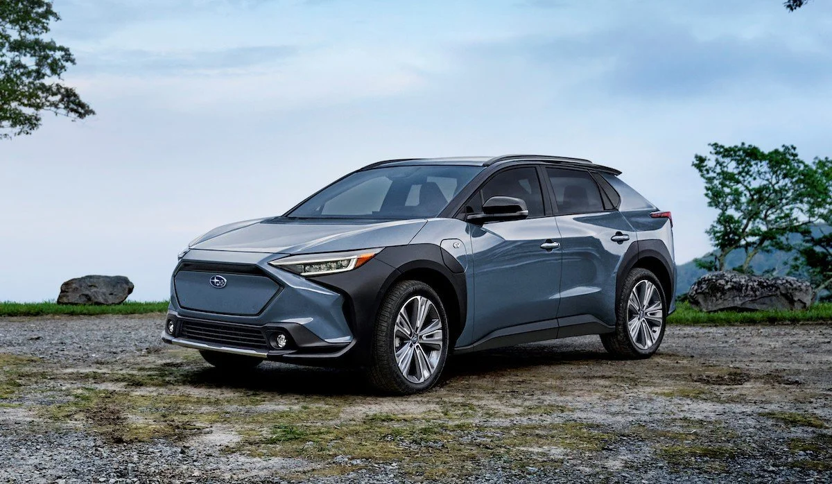 Subaru Solterra electric suv side profile