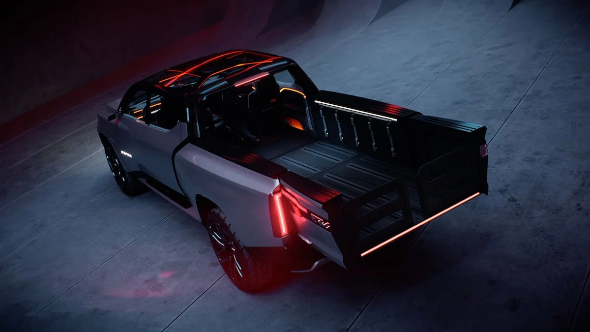 Ram electric battery powered truck bed
