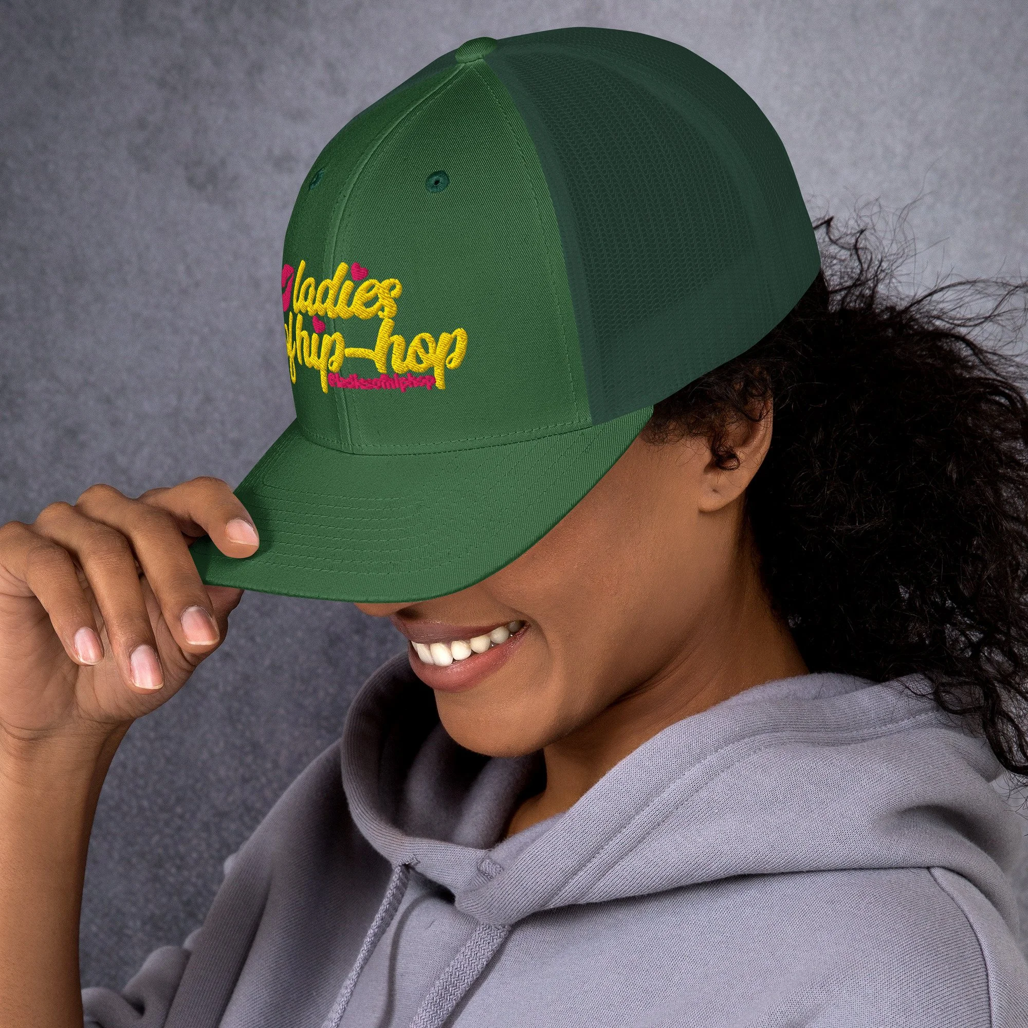 retro-trucker-hat-evergreen-left-688c25b609c26.jpg