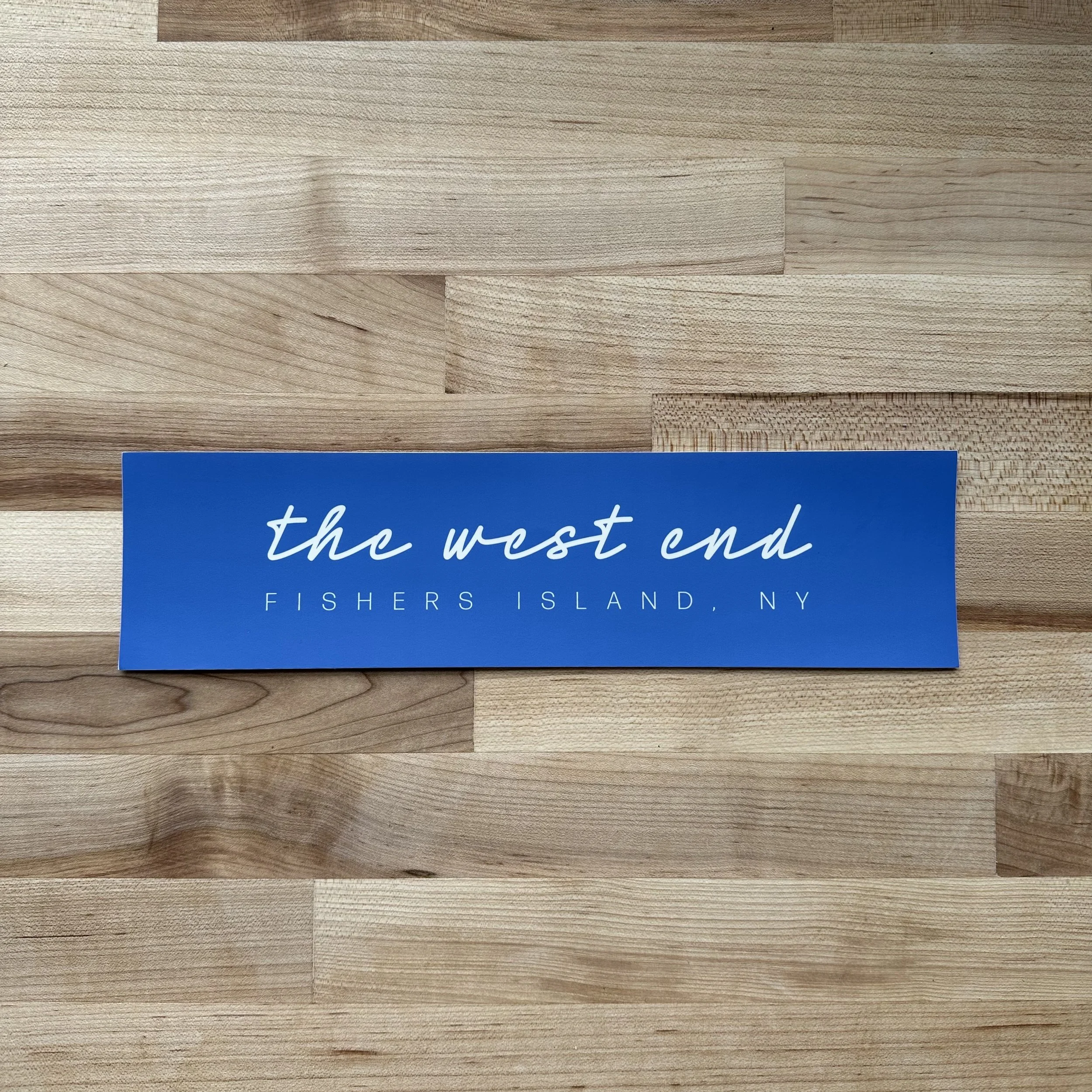 West End Bumper Sticker