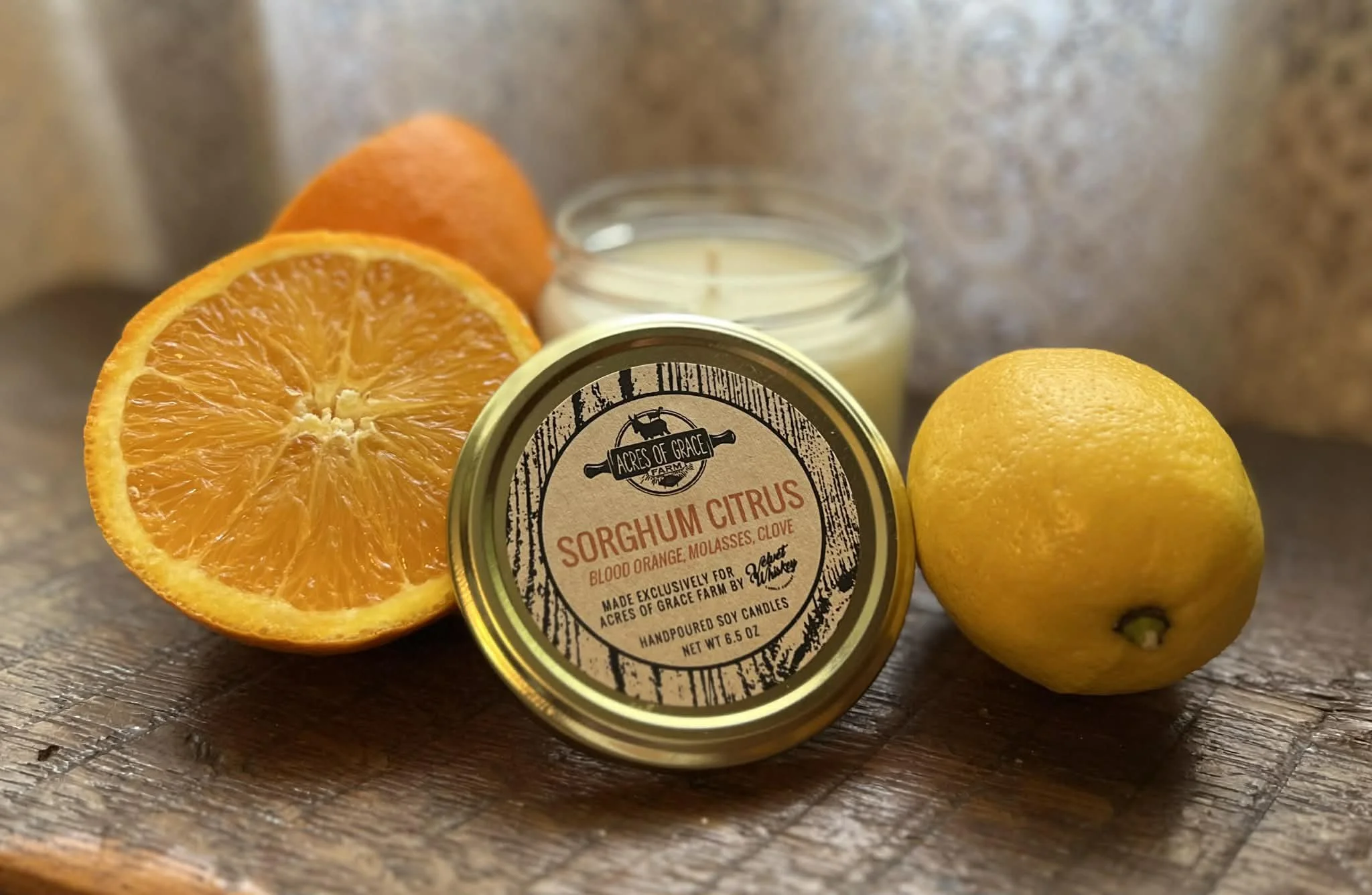 Sorghum Citrus Candle