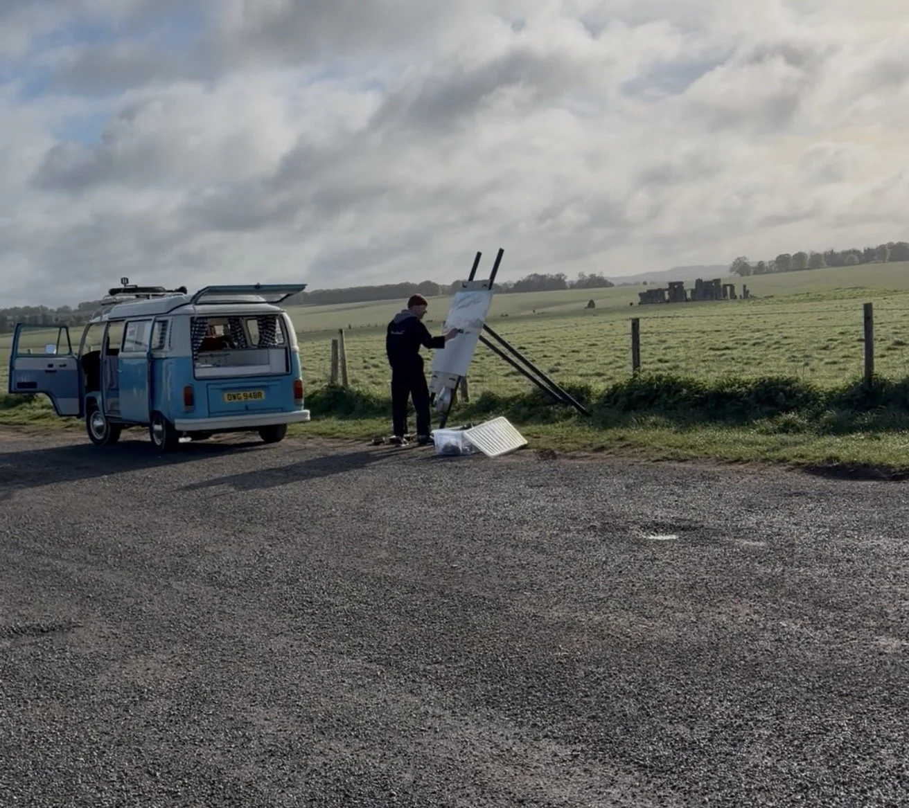 Painting trip to Stonehenge