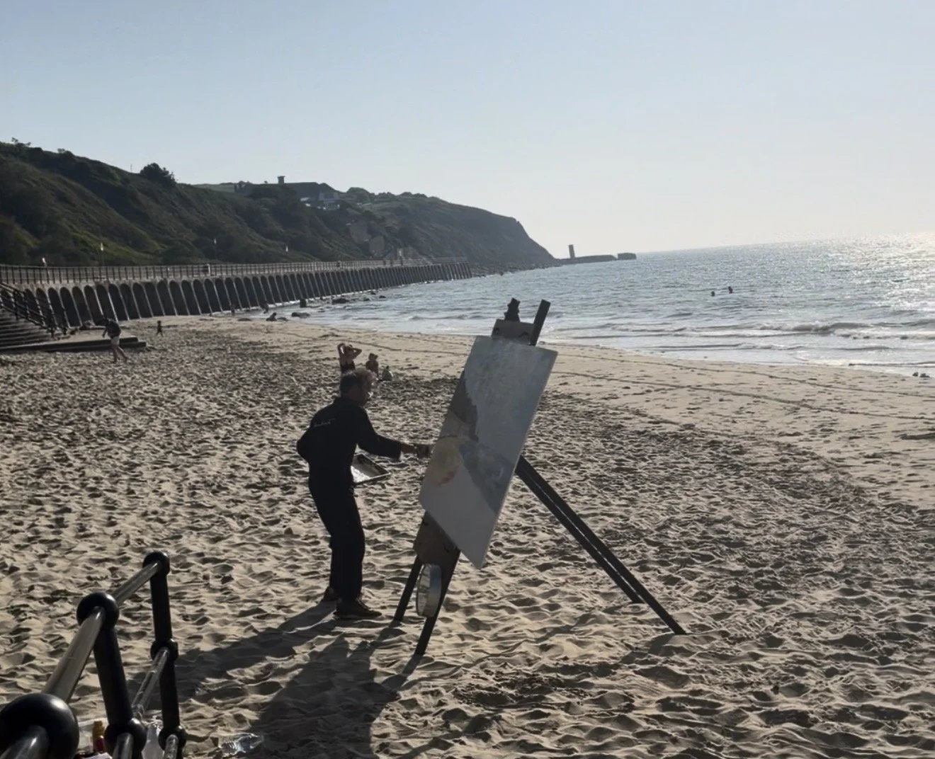 Live Painting on Sunny Sands