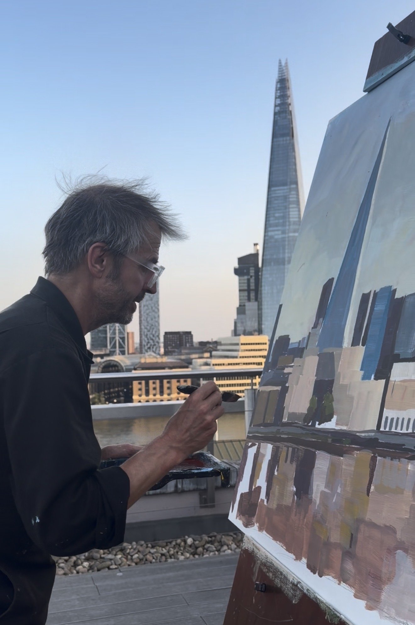 London Skyline Live Painting 