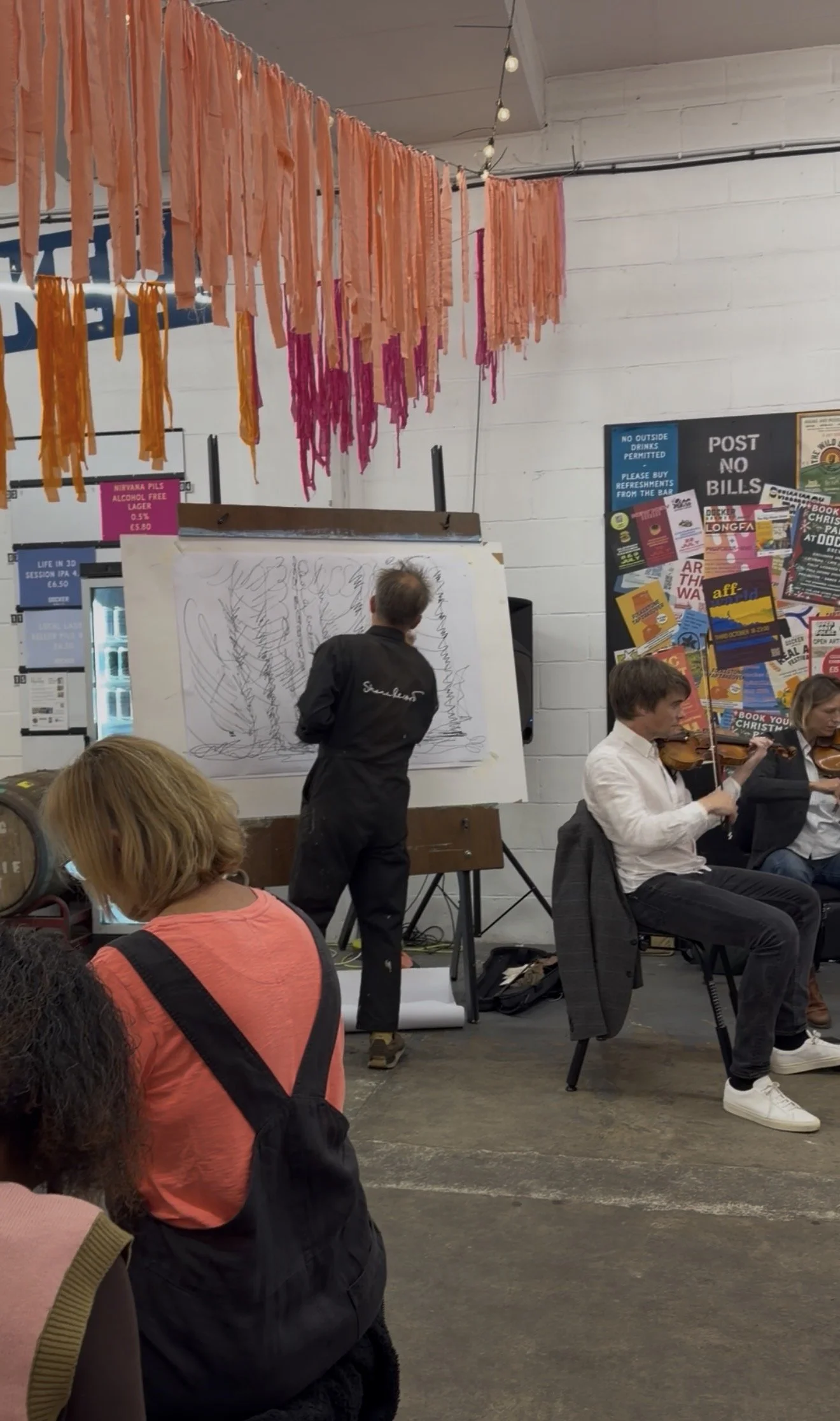 Docker brewery Sketch to music with The Sacconi quartet