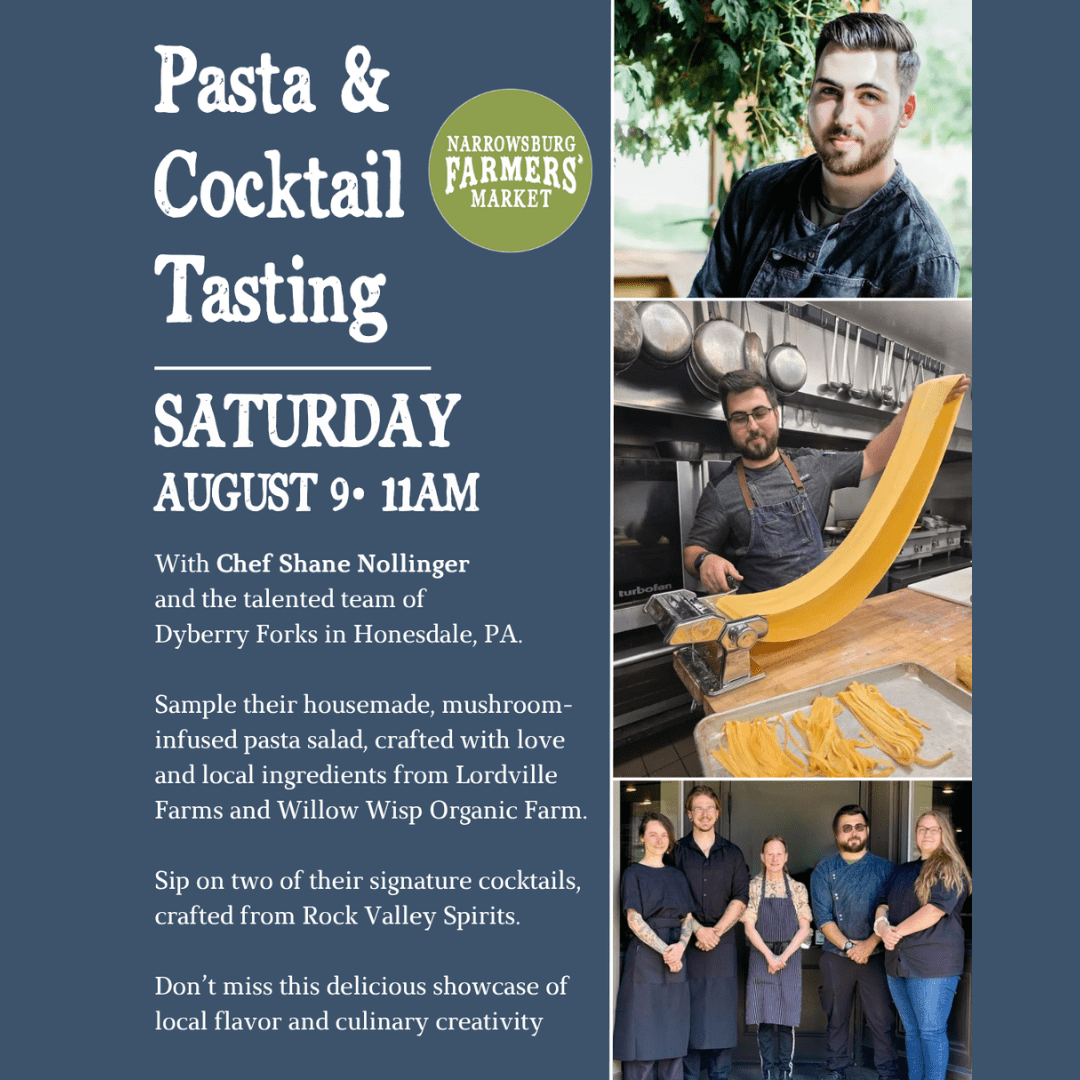 Cooking Demo: Pasta & Cocktail Tasting