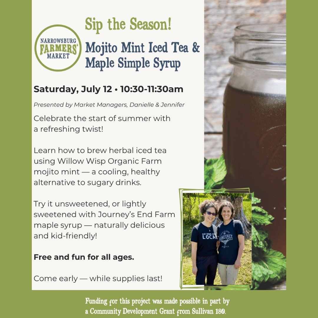 Demo & Tasting: Mojito Mint Iced Tea and Maple Simple Syrup