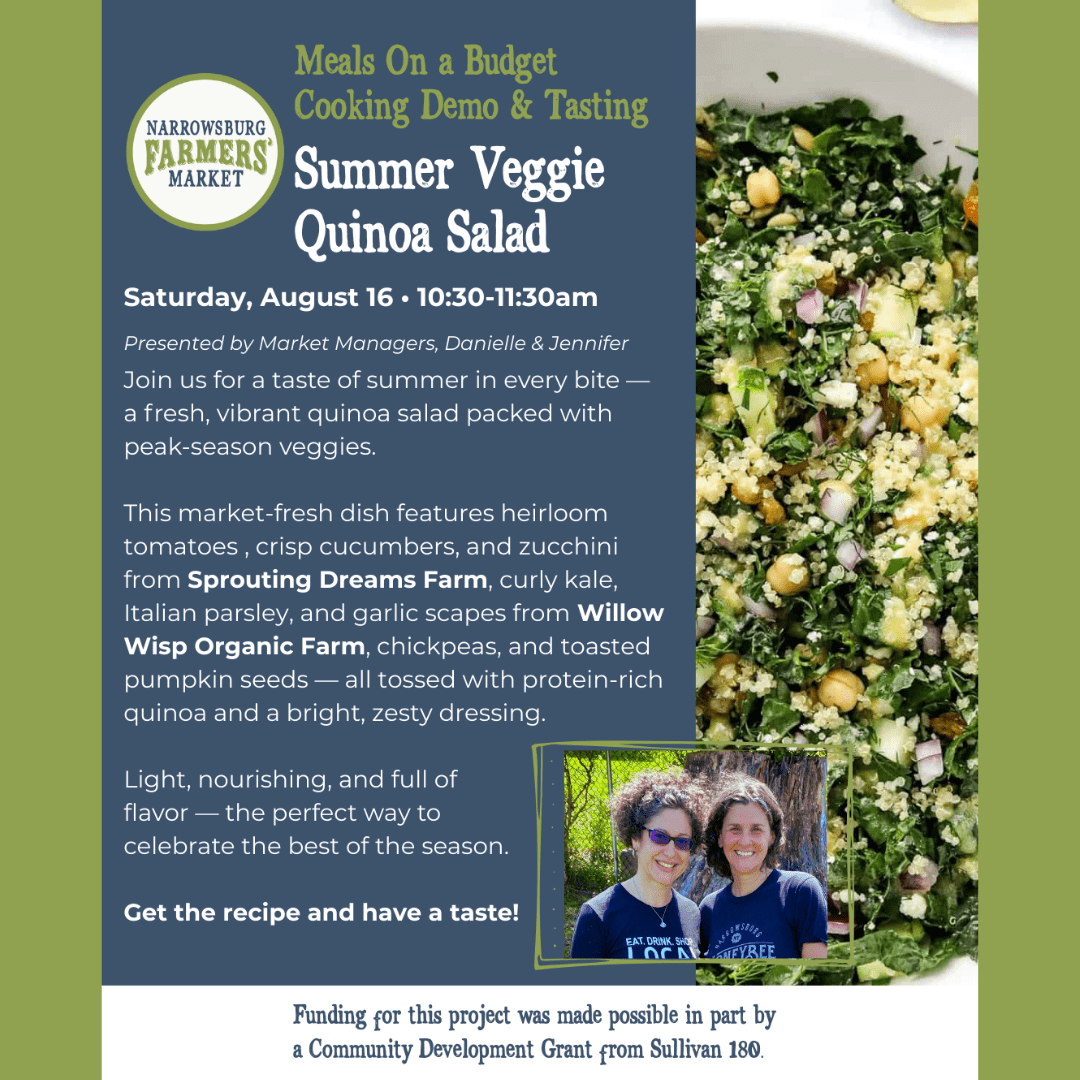 Cooking Demo: Summer Veggie Quinoa Salad