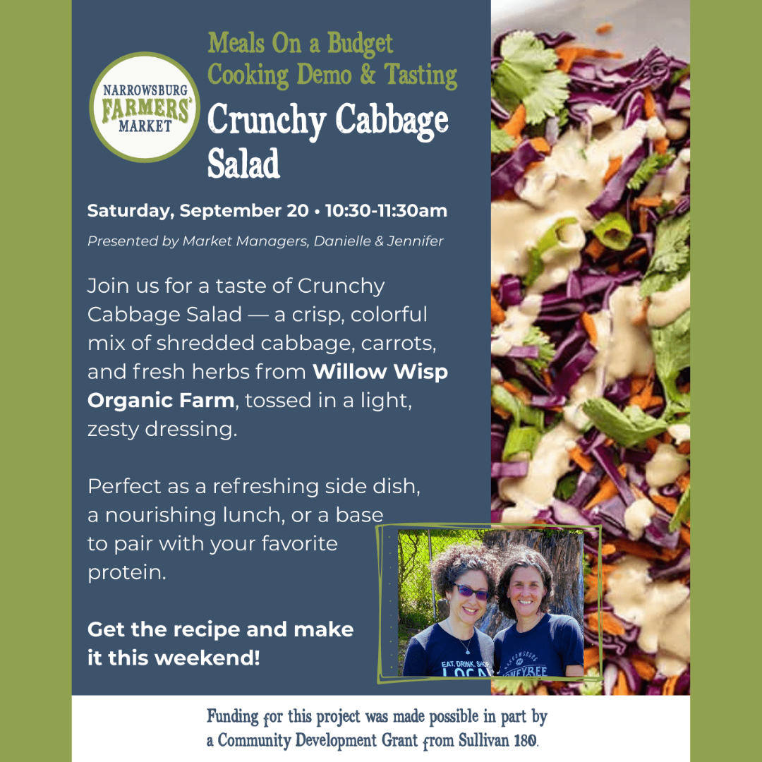Cooking Demo: Crunchy Cabbage Salad