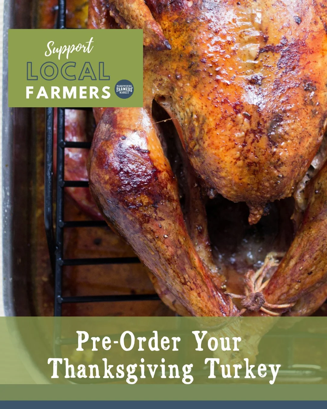 🦃 Pre-Order Your Local, Farm Fresh Thanksgiving Turkey &mdash; Time Is Running Out!⁠
⁠
This Thanksgiving, bring home the story of our local farms.⁠
⁠
Your turkey isn&rsquo;t just another grocery store bird. It&rsquo;s pasture-raised right here in ou