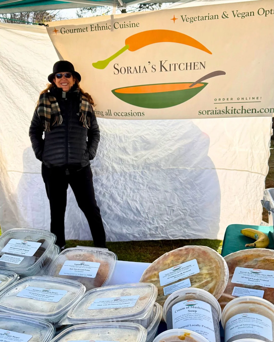 🍲 Thanksgiving Offerings from @SoraiasKitchen⁠
⁠
Make your holiday table extra special (and stress-free!) with homemade goodness from Soraia&rsquo;s Kitchen.⁠
⁠
✨ Choose from quiche, soup, appetizer boxes, savory tartlets, hummus, sauces, and gluten