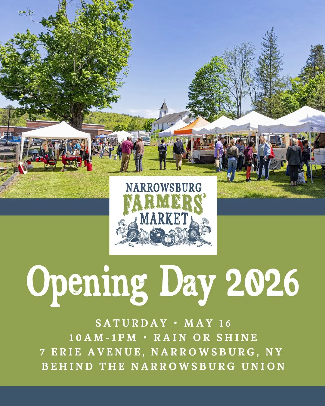 That&rsquo;s a wrap on another beautiful season at the Narrowsburg Farmers&rsquo; Market 💚⁠
⁠
Thank you to everyone who showed up with love, enthusiasm, and community spirit. You make this market what it is.⁠
⁠
We&rsquo;ll see you on Saturday, May 1