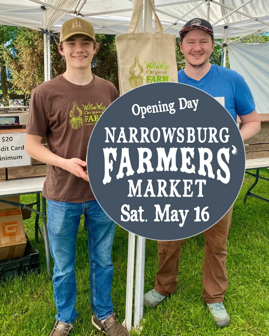 Fresh season. Fresh harvest. 🌱🥬 The countdown is almost over &mdash; the Narrowsburg Farmers Market opens THIS Saturday, May 16 from 10 AM&ndash;1 PM, rain or shine!⁠
⁠
Expect tables piled high with organic vegetables, local goodness, and all the f