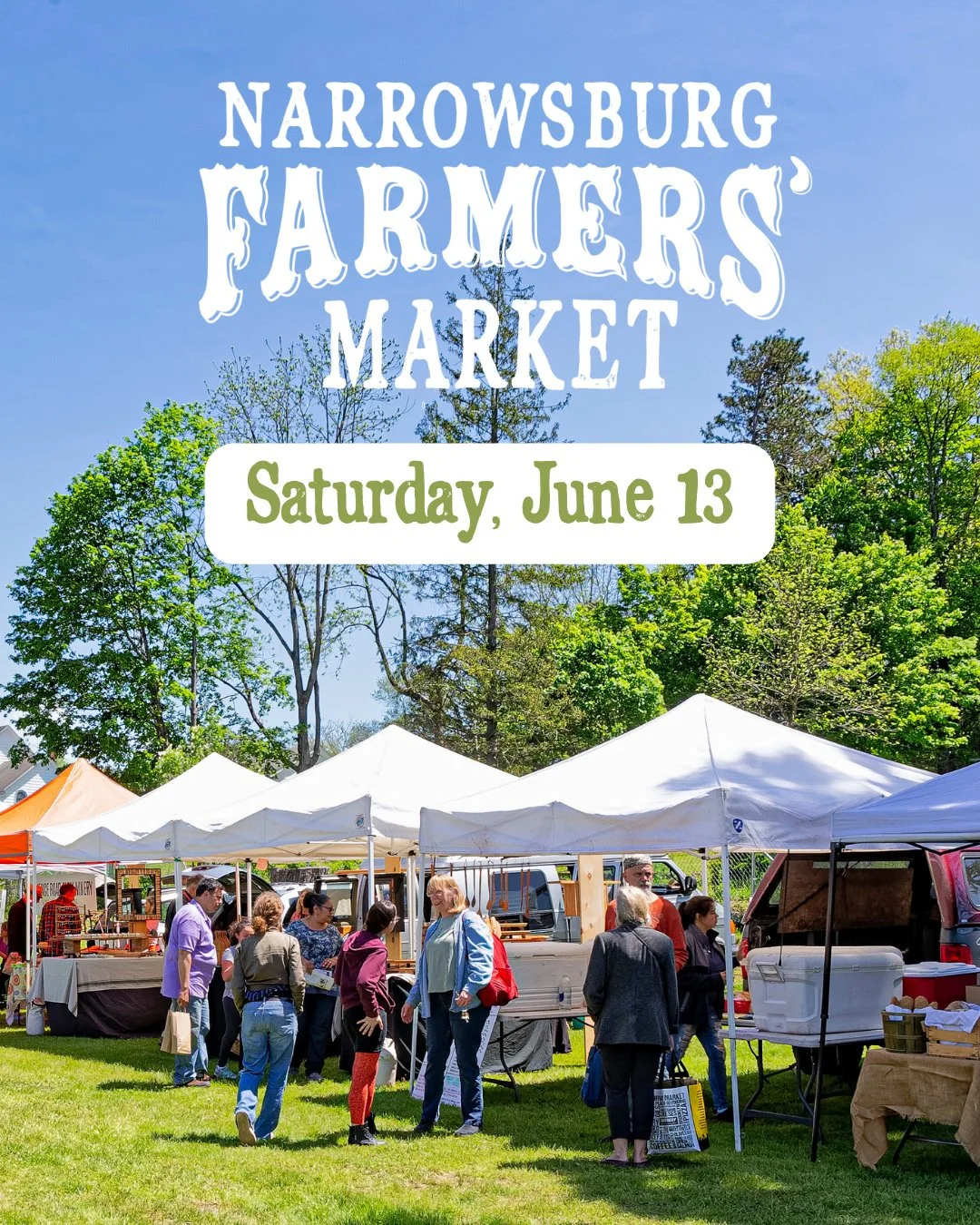 🍓🎶 This Saturday at the Narrowsburg Farmers Market, strawberries have officially entered the chat.⁠
⁠
We're excited to welcome Trapani Farms for their first market of the season! This fourth-generation family farm will be joining us throughout the 