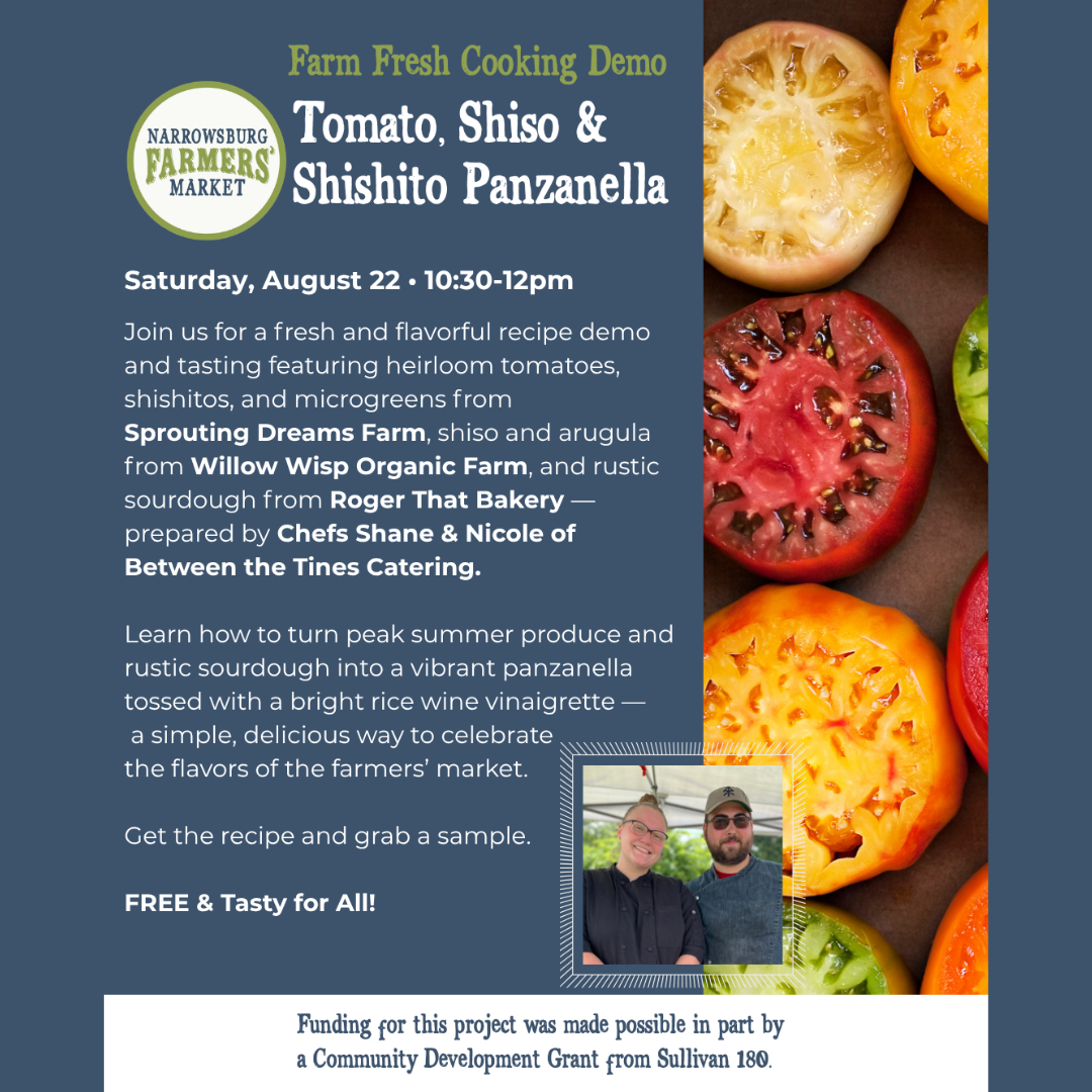Cooking Demo: Tomato, Shiso &amp; Shishito Panzanella