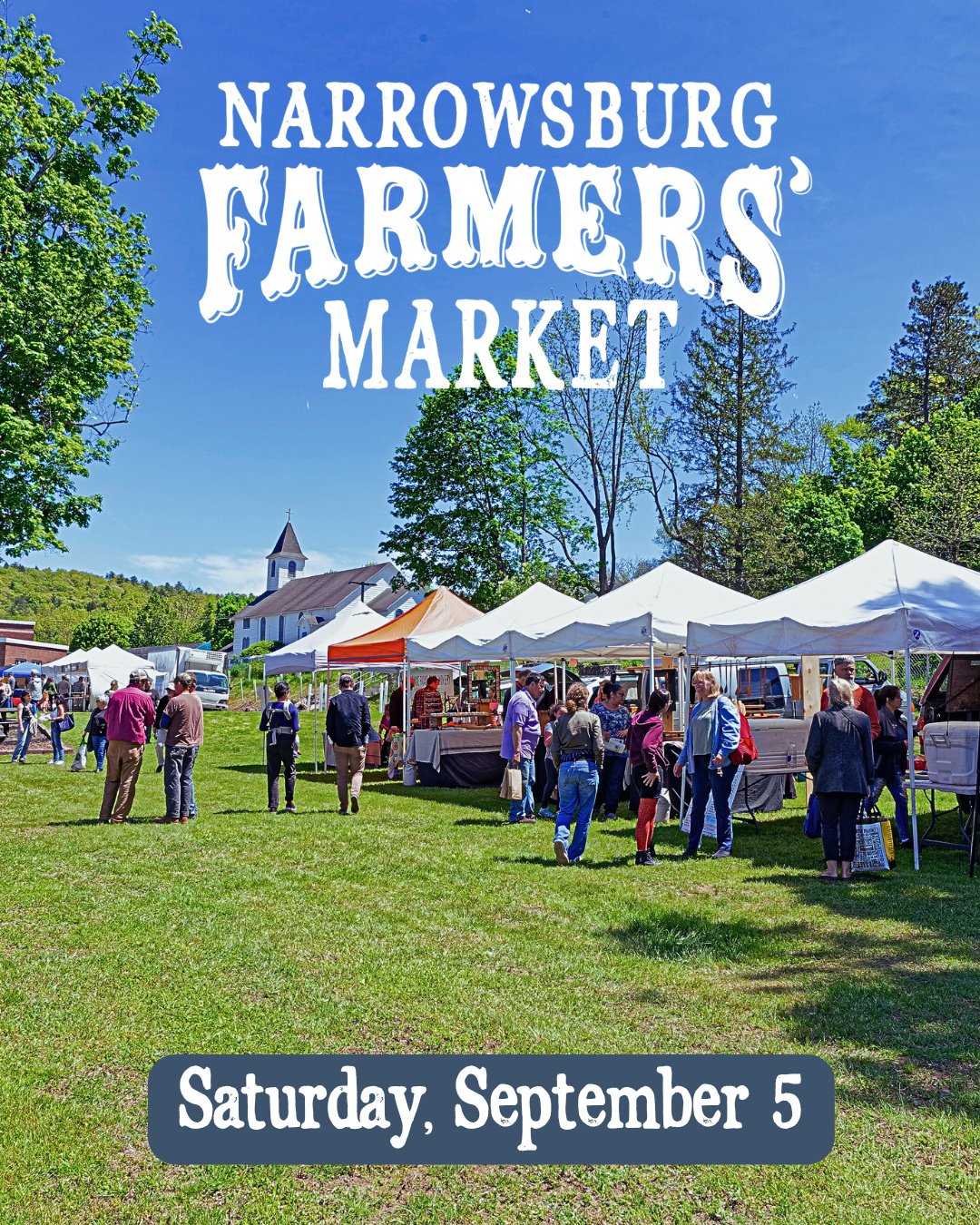 Labor Day weekend starts at the market 🌿⁠
⁠
Before the last long weekend of summer gets underway, come fill your bags with good local food, flowers, bread, cheese, something sweet &mdash; and all the things you&rsquo;ll want around for the weekend. 