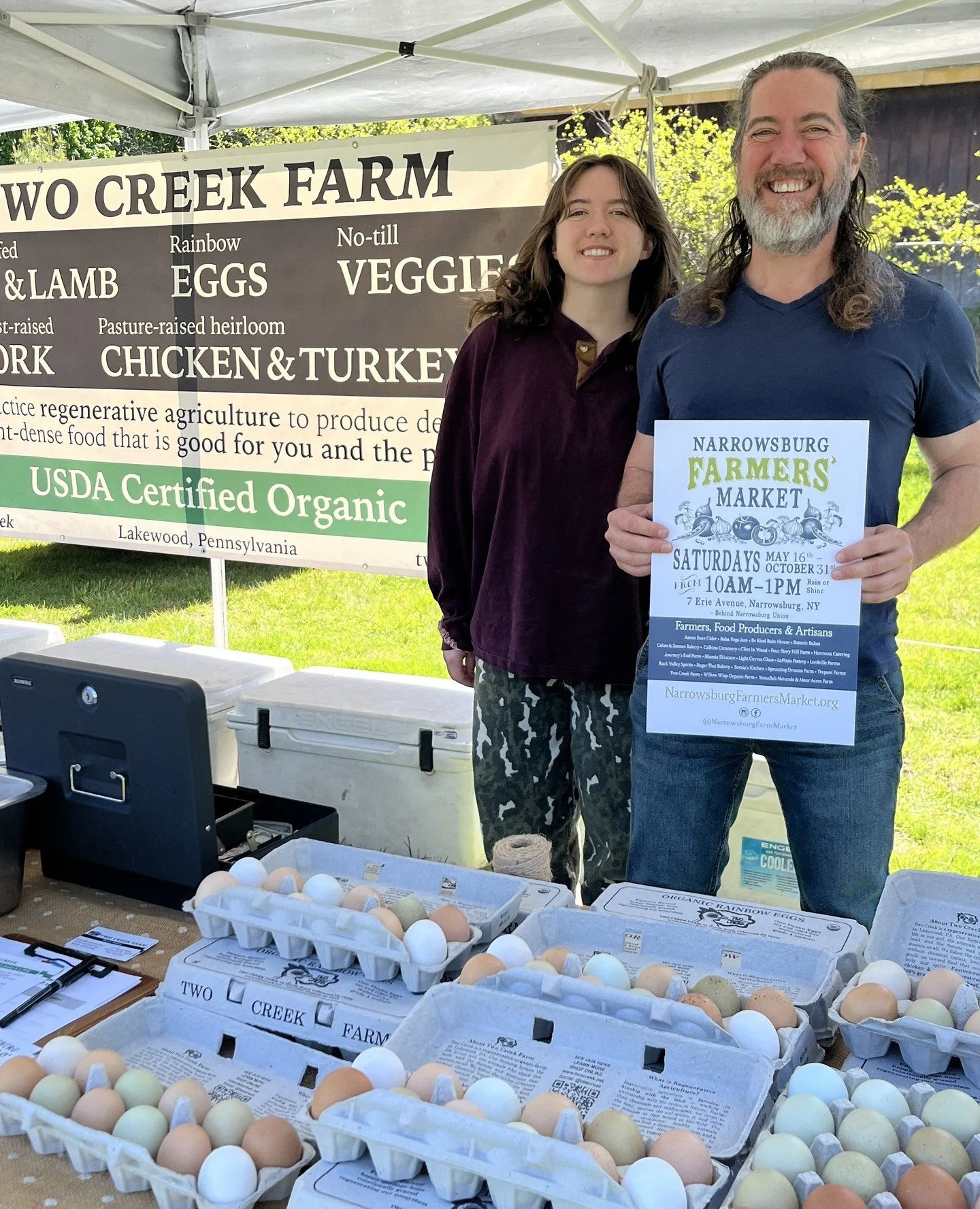 🌱 Vendor Spotlight: Two Creek Farm⁠
⁠
Meet Brent Habig of Two Creek Farm. For Brent and his family, farming is about more than producing good food. It&rsquo;s about caring for the land, raising animals well, and working with the rhythms of nature ra